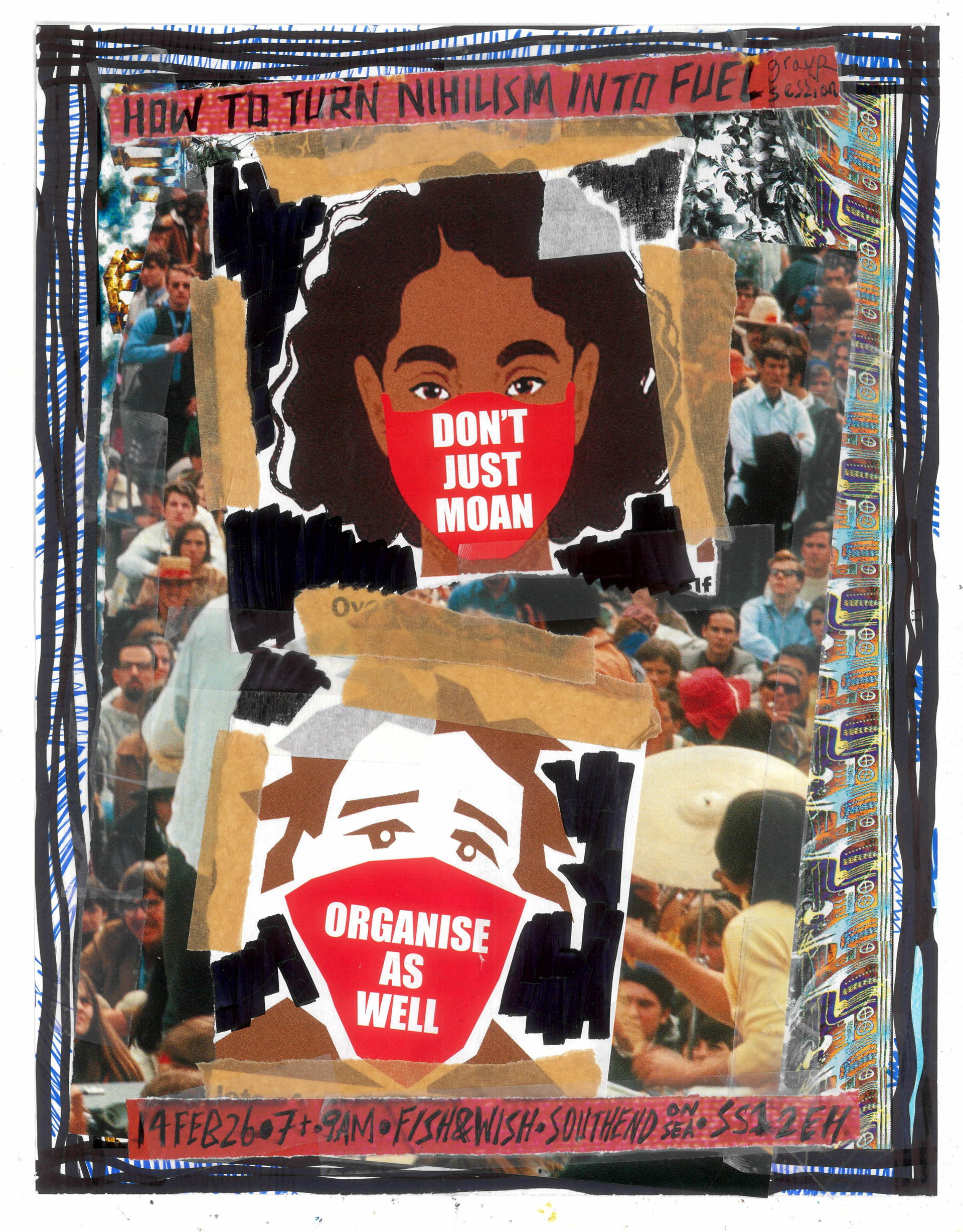 nicegmo - 15/11/2025 - collage on a4 paper