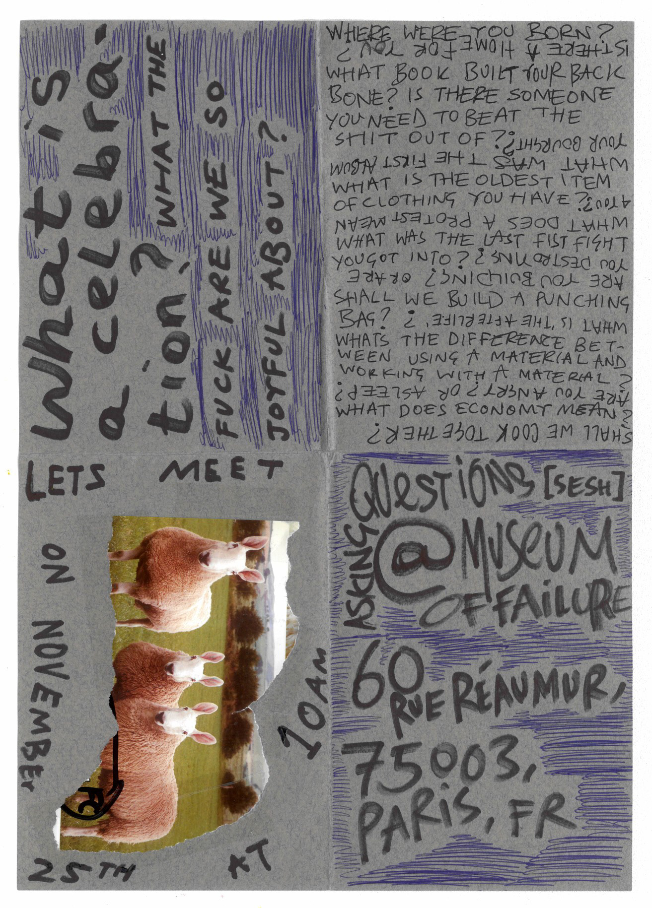 nicegmo - 15/11/2025 - collage on a4 paper