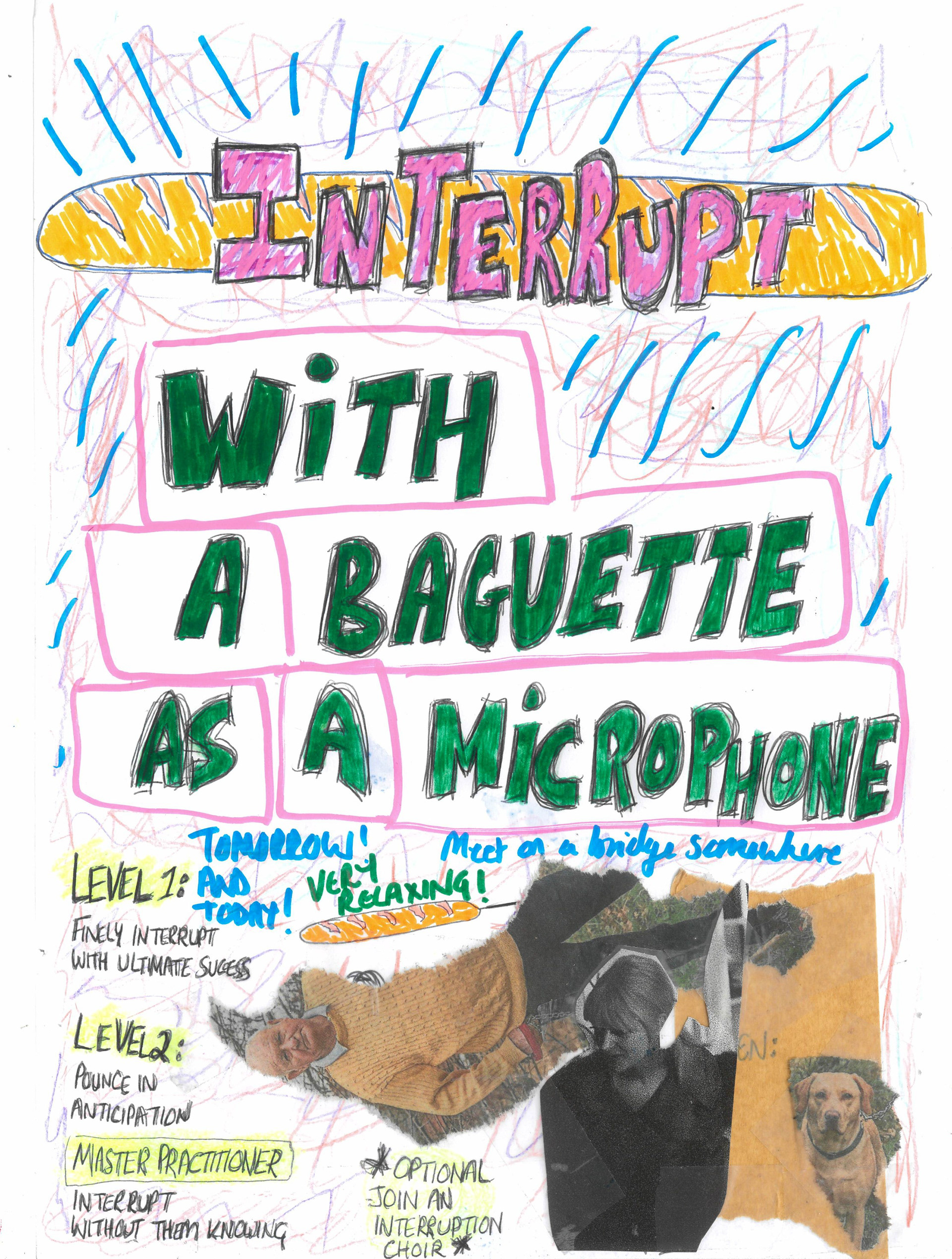 anon - 05/10/2025 - collage on a4 paper