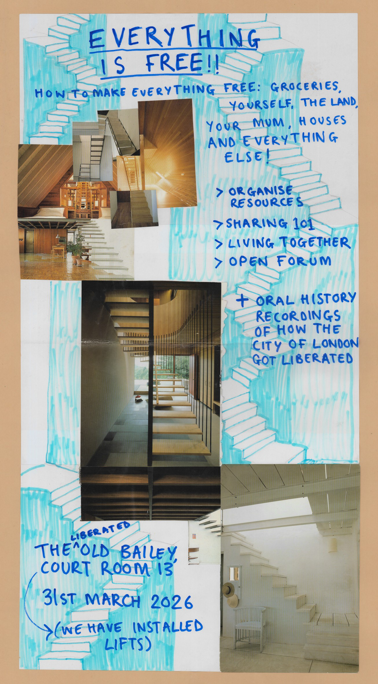 Ed - 01/03/2026 - collage on newspaper