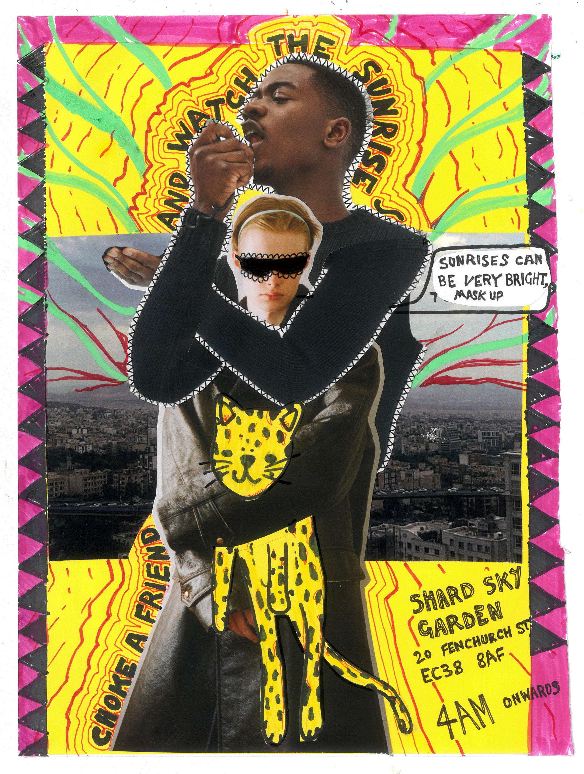 Ida - 08/08/25 - collage on a4 paper