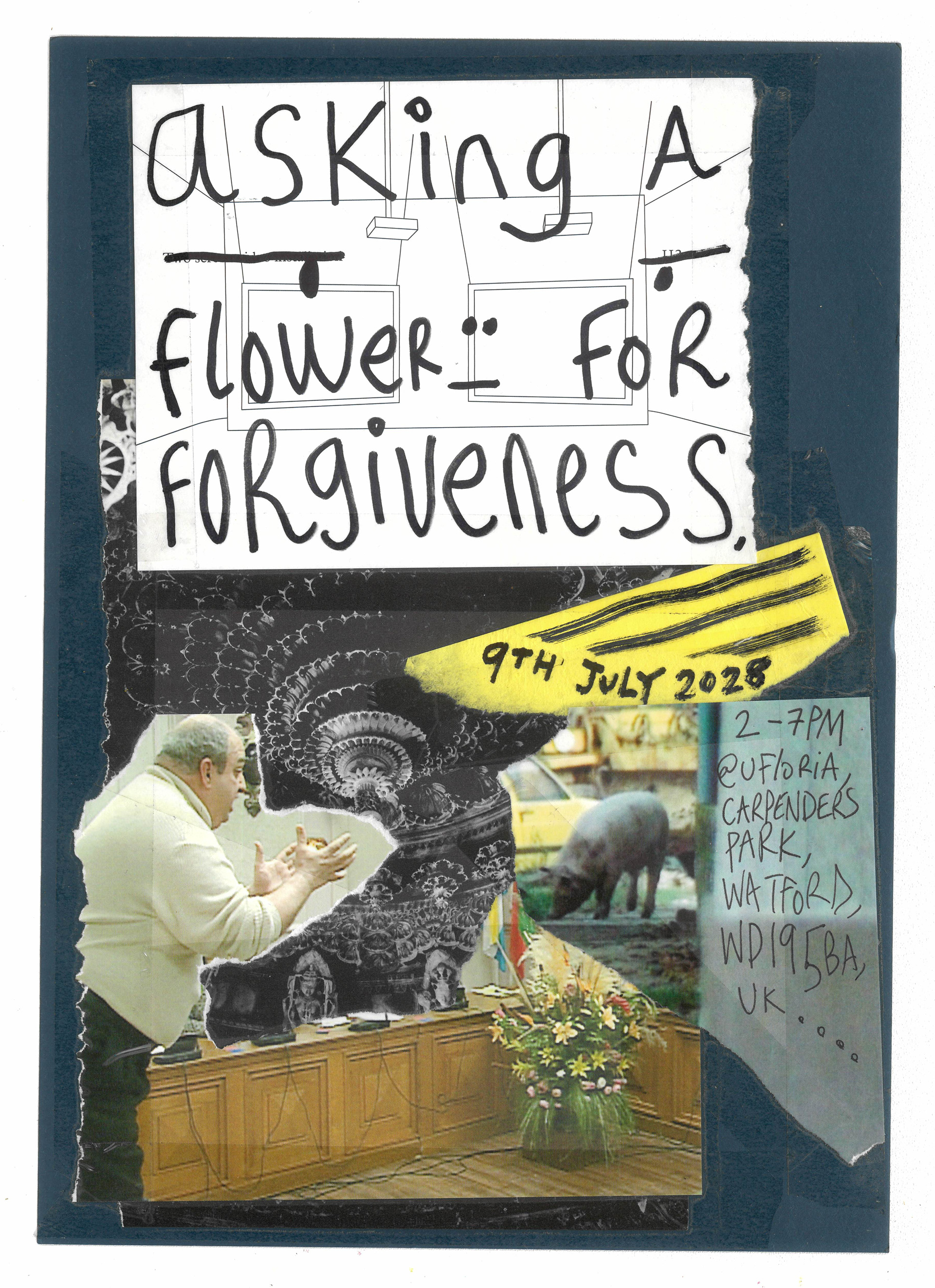 nicegmo - 26/10/25 - collage on a4 paper