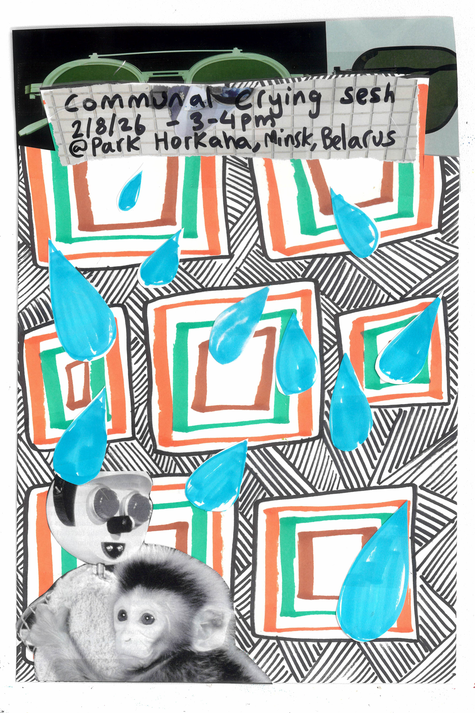 anonymous - 15/03/2025 - collage on a4 paper