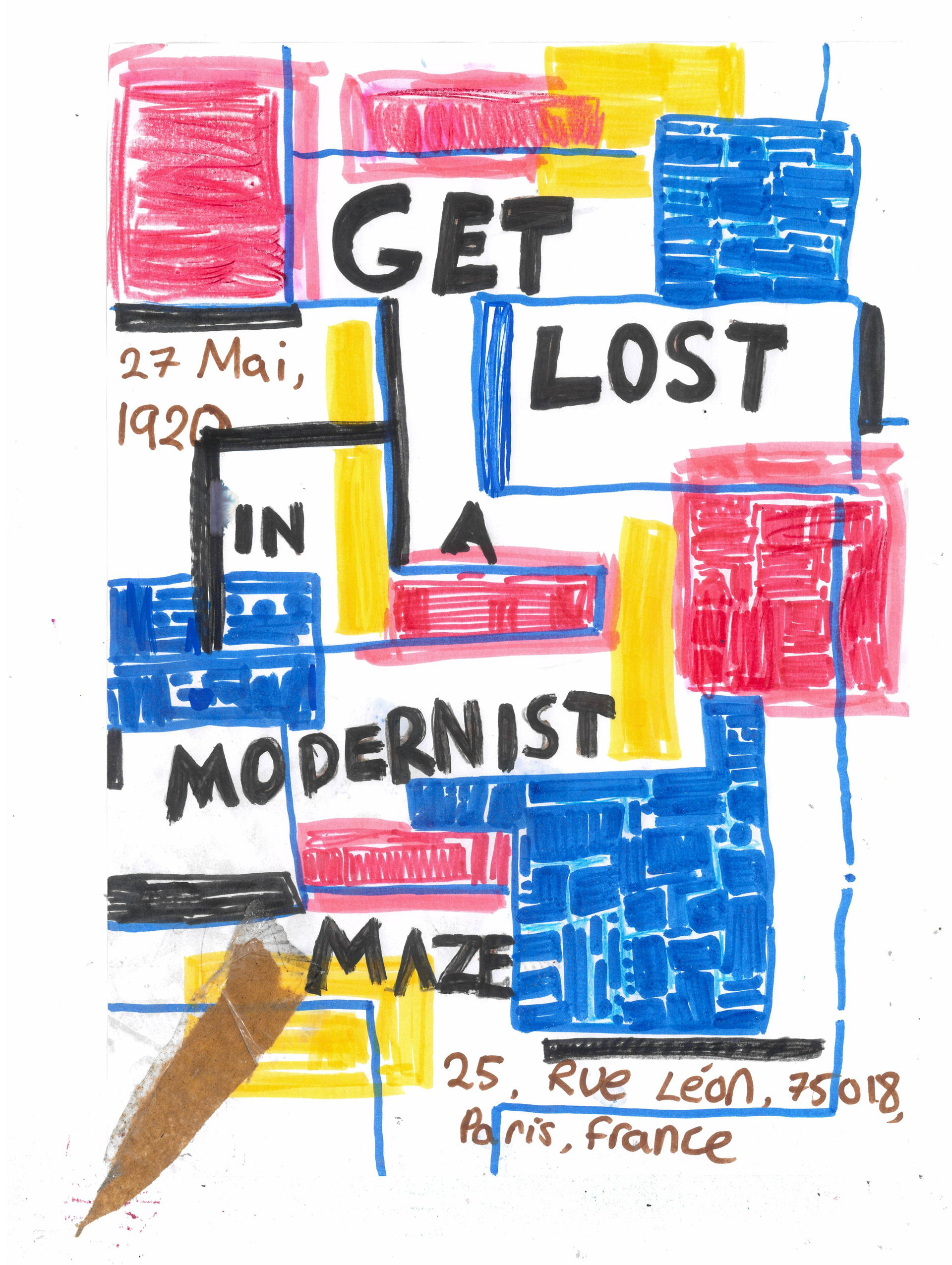 anon - 05/10/2025 - collage on a4 paper