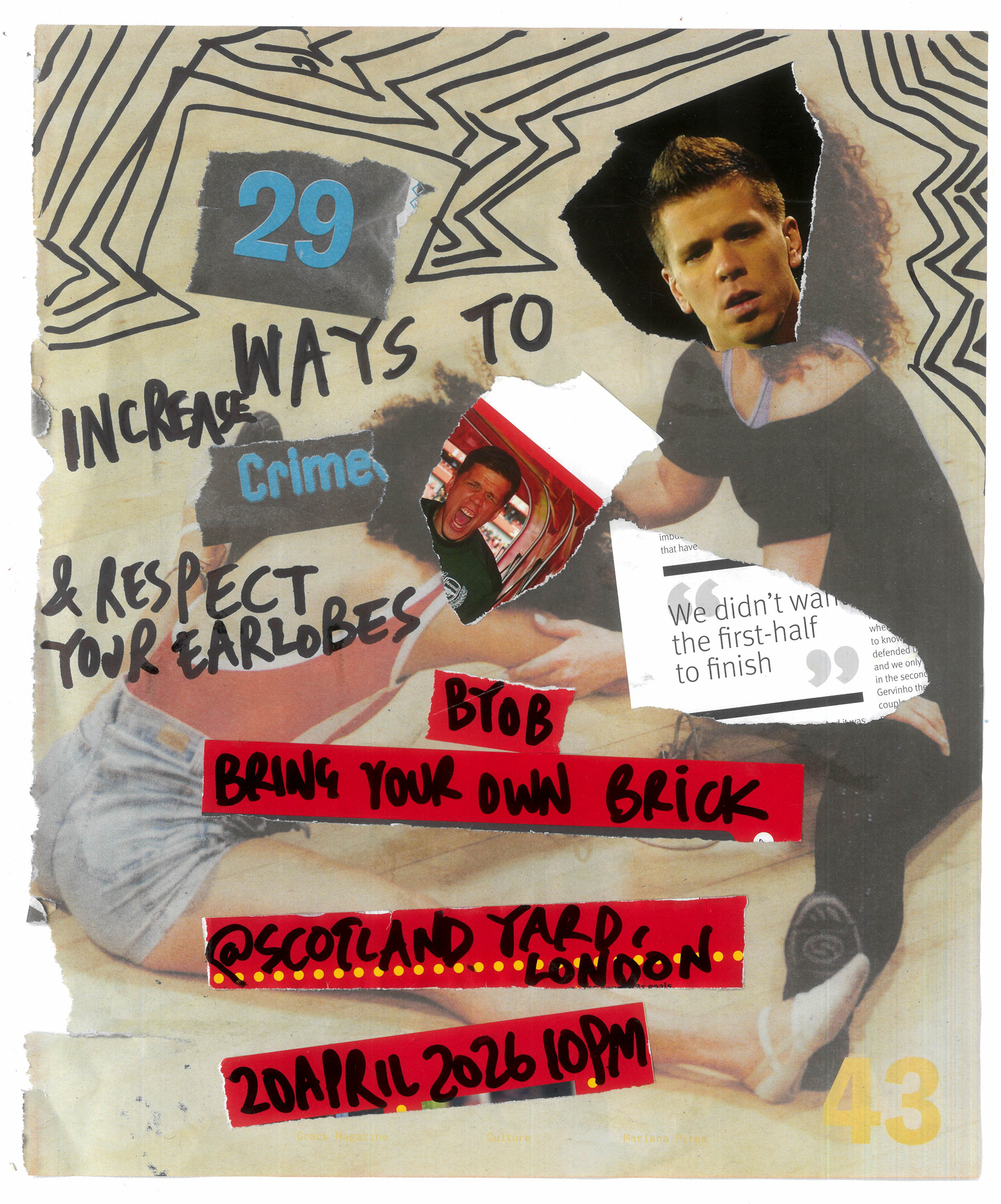 nicegmo - 01/03/2026 - collage on newspaper