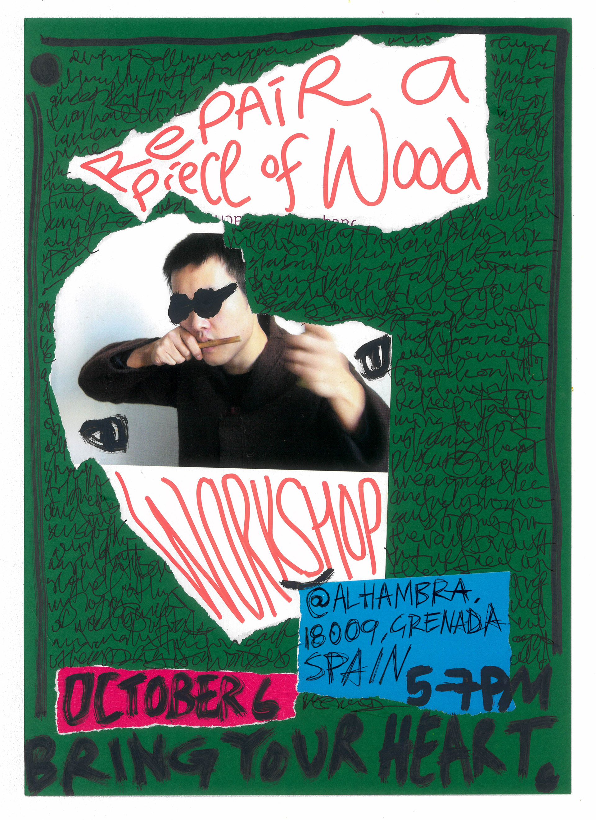 nicegmo - 26/10/25 - collage on a4 paper