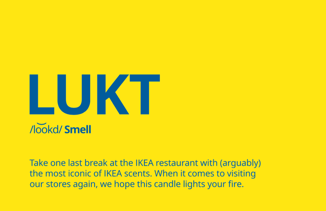 And the pièce de resistance... our distinctive meatball candle with notes of meat and... meat.