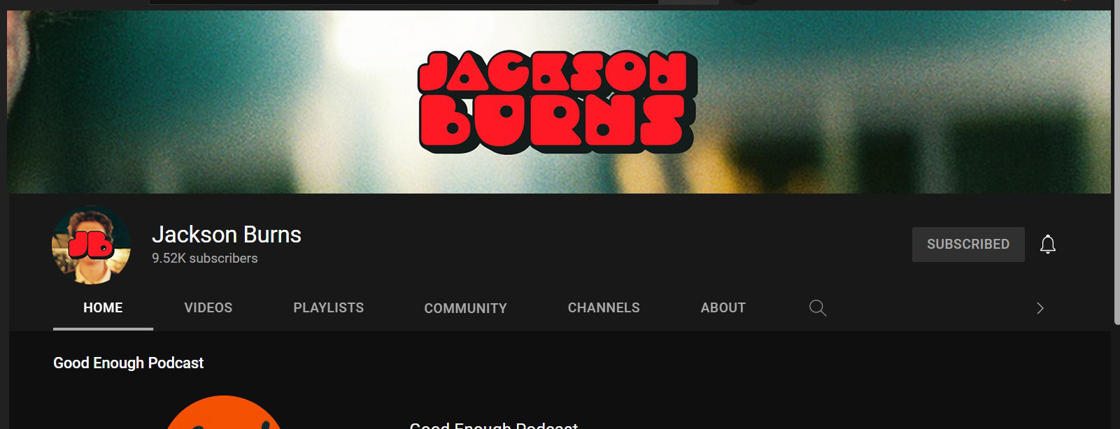 Jackson Burns Channel Rebrand
