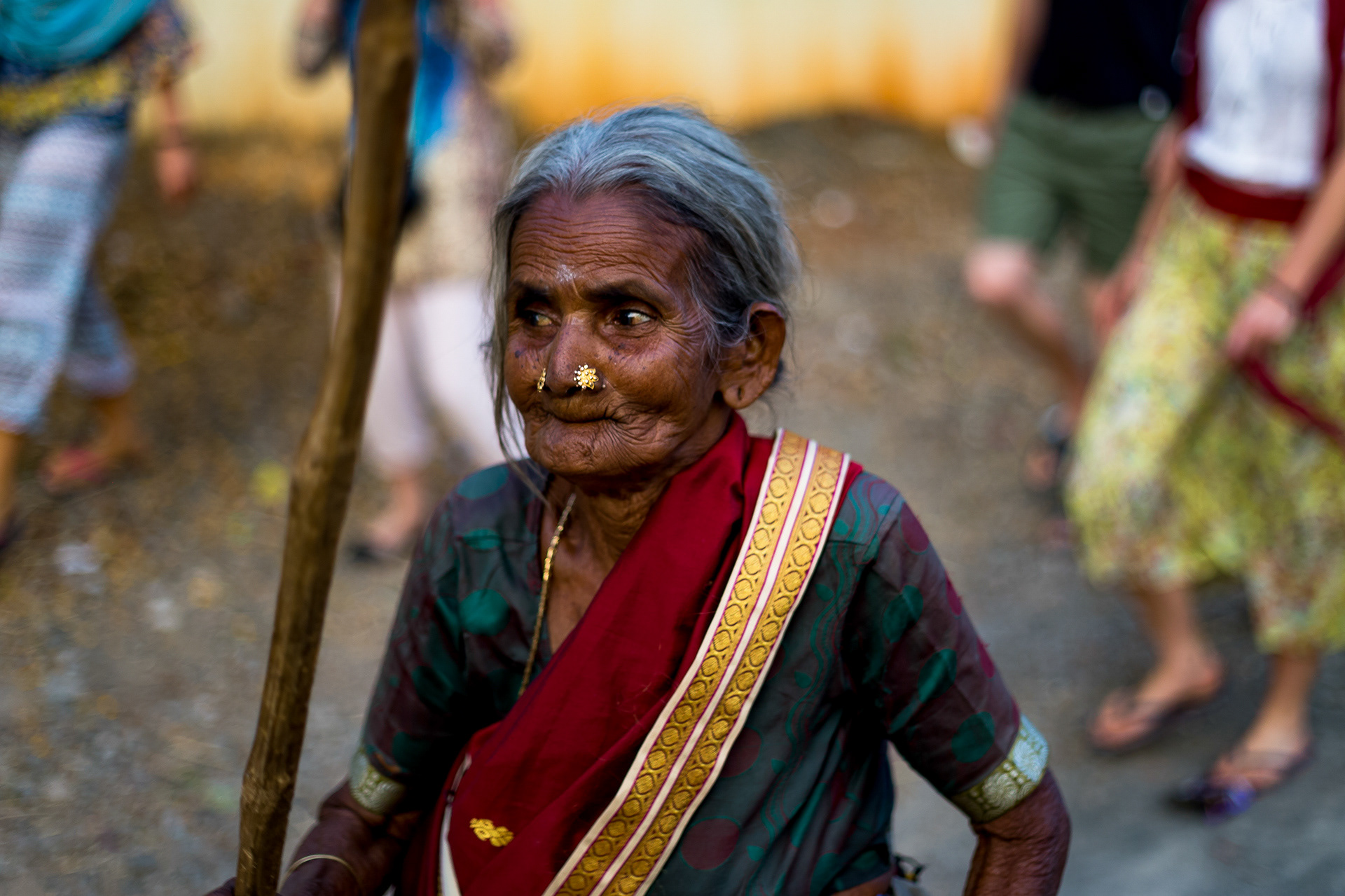 during Pradakshina