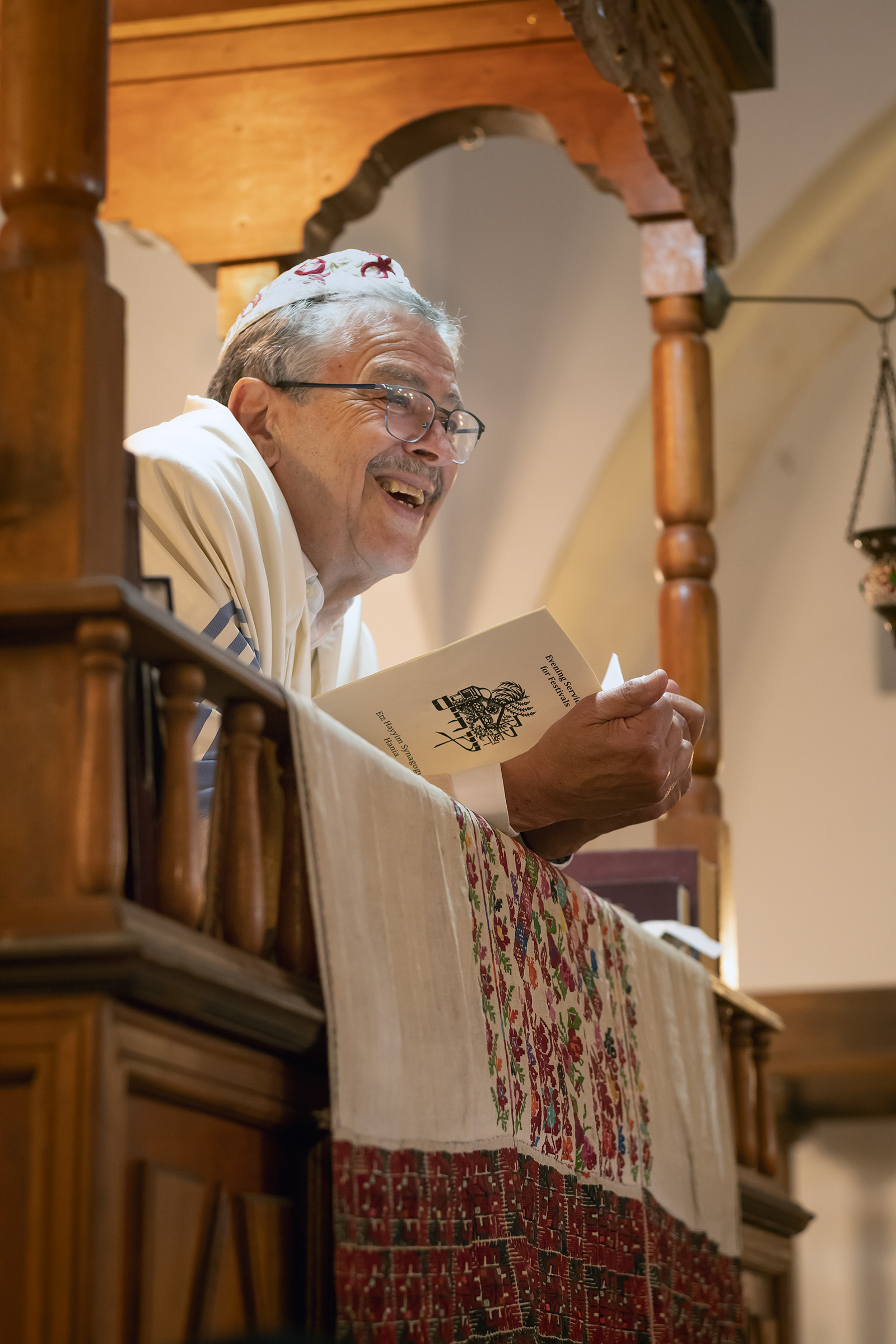 Jason Francisco / Rabbi Dr. Nicholas Delange, rabbi of Etz Hayyim