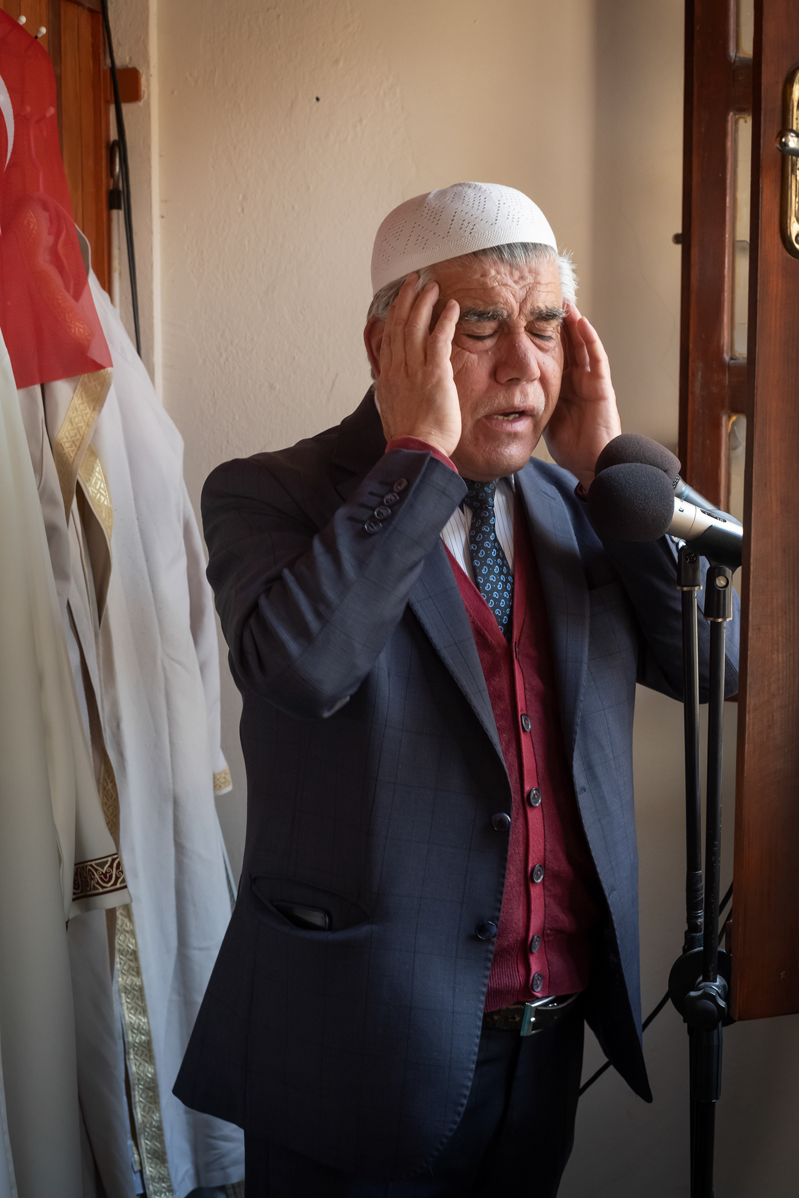 Jason Francisco / Muezzin Mustafa Dursun Gezer, Kuşadası, Turkey, 2023
