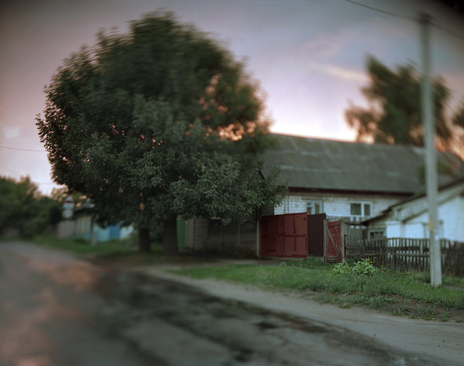 Bobruisk, Belarus, 2019 / A residential street in the center of what was a famous Jewish town.