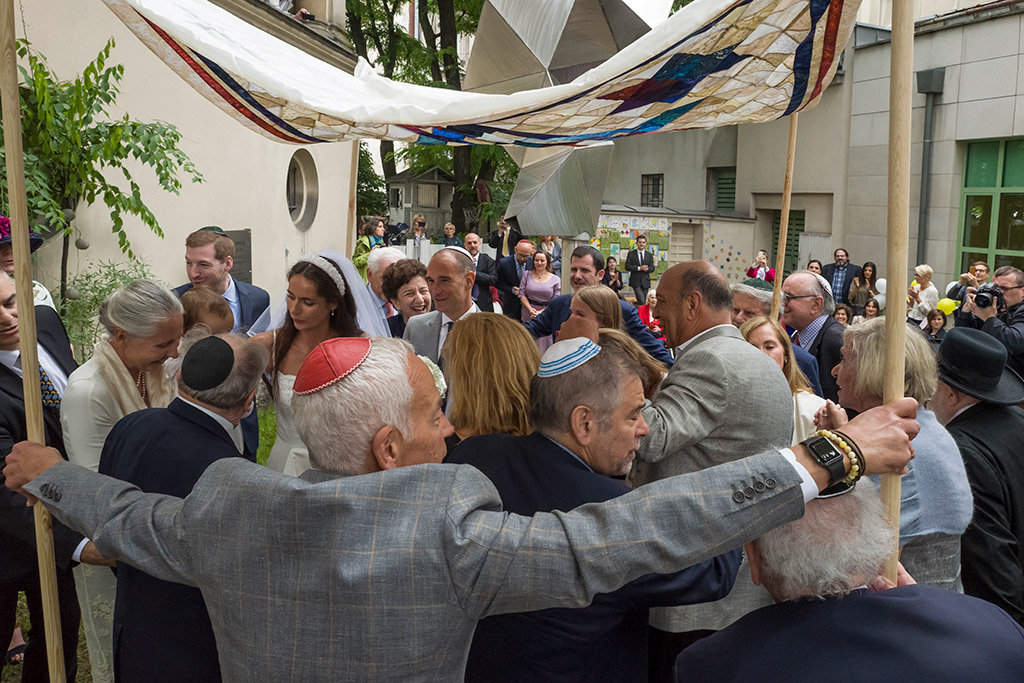 Wedding at the Jewish Community Center, Kazimierz, Kraków