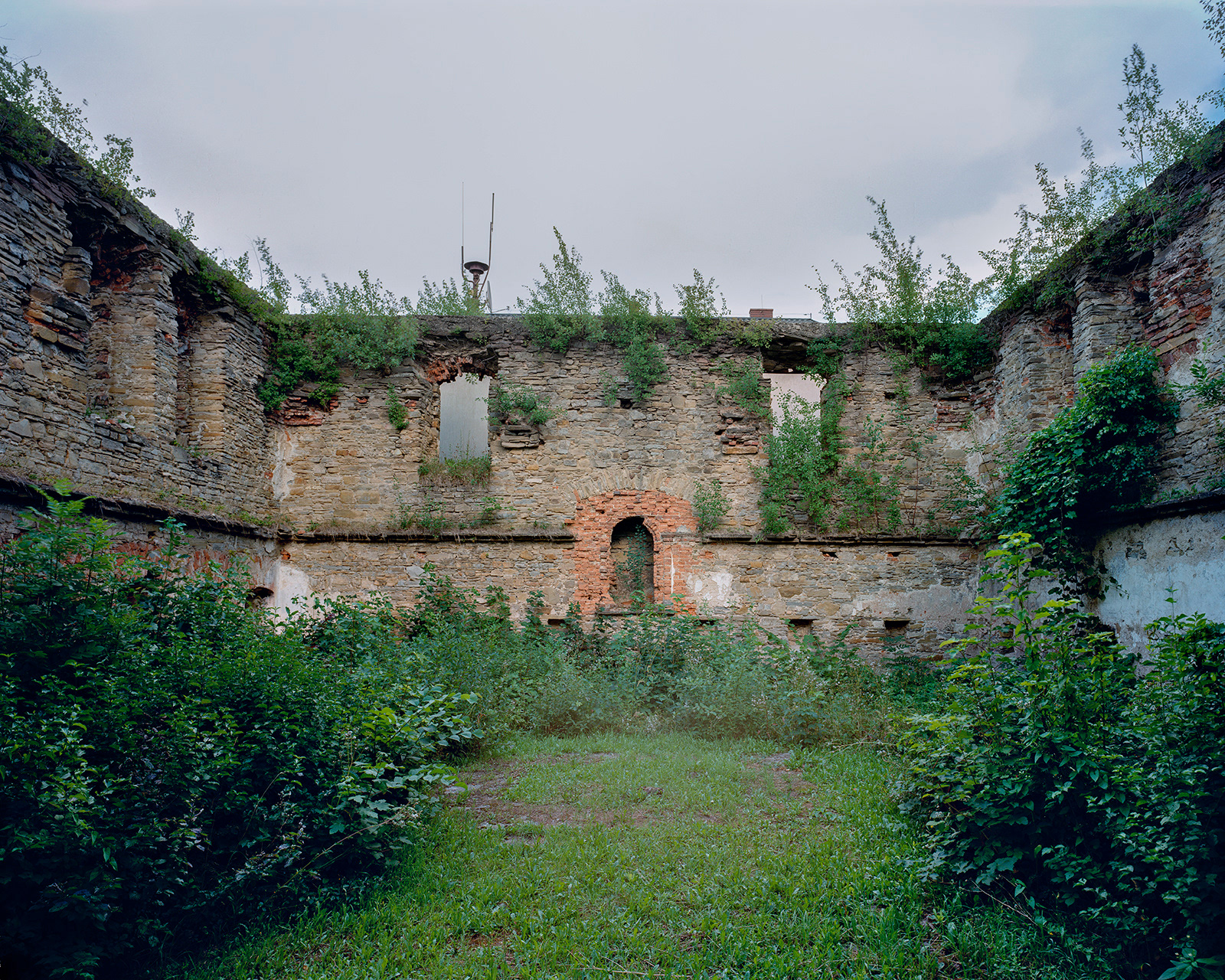 Ruins of the great synagogue, Dukla
