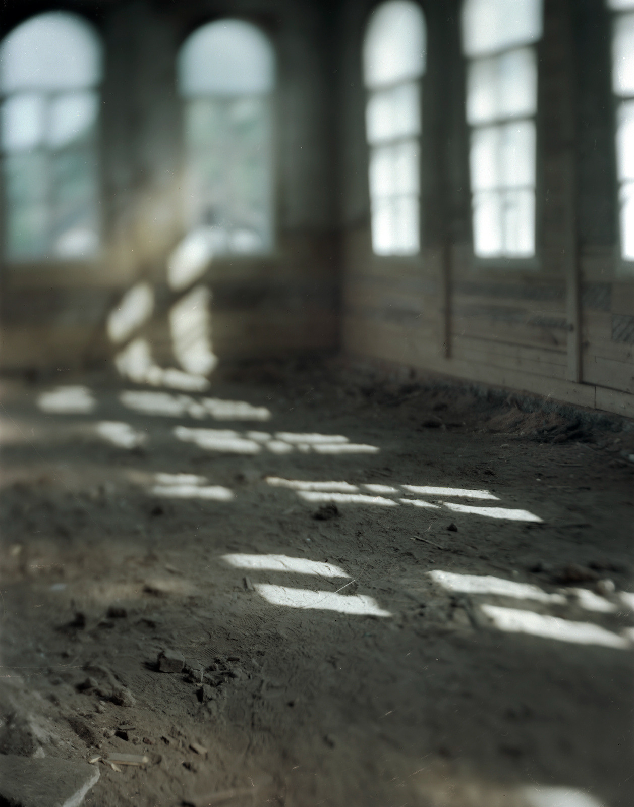 Žiežmariai, Lithuania, 2018 / Interior of the destroyed synagogue, under renovation.