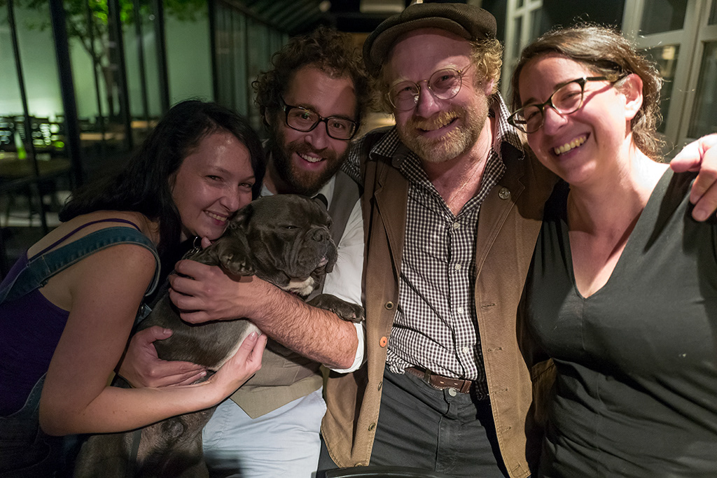 From left: Magda Koralewska, Michael Rubenfeld, Jason Francisco, Maia Ipp / FestivALT co-directors July 2017