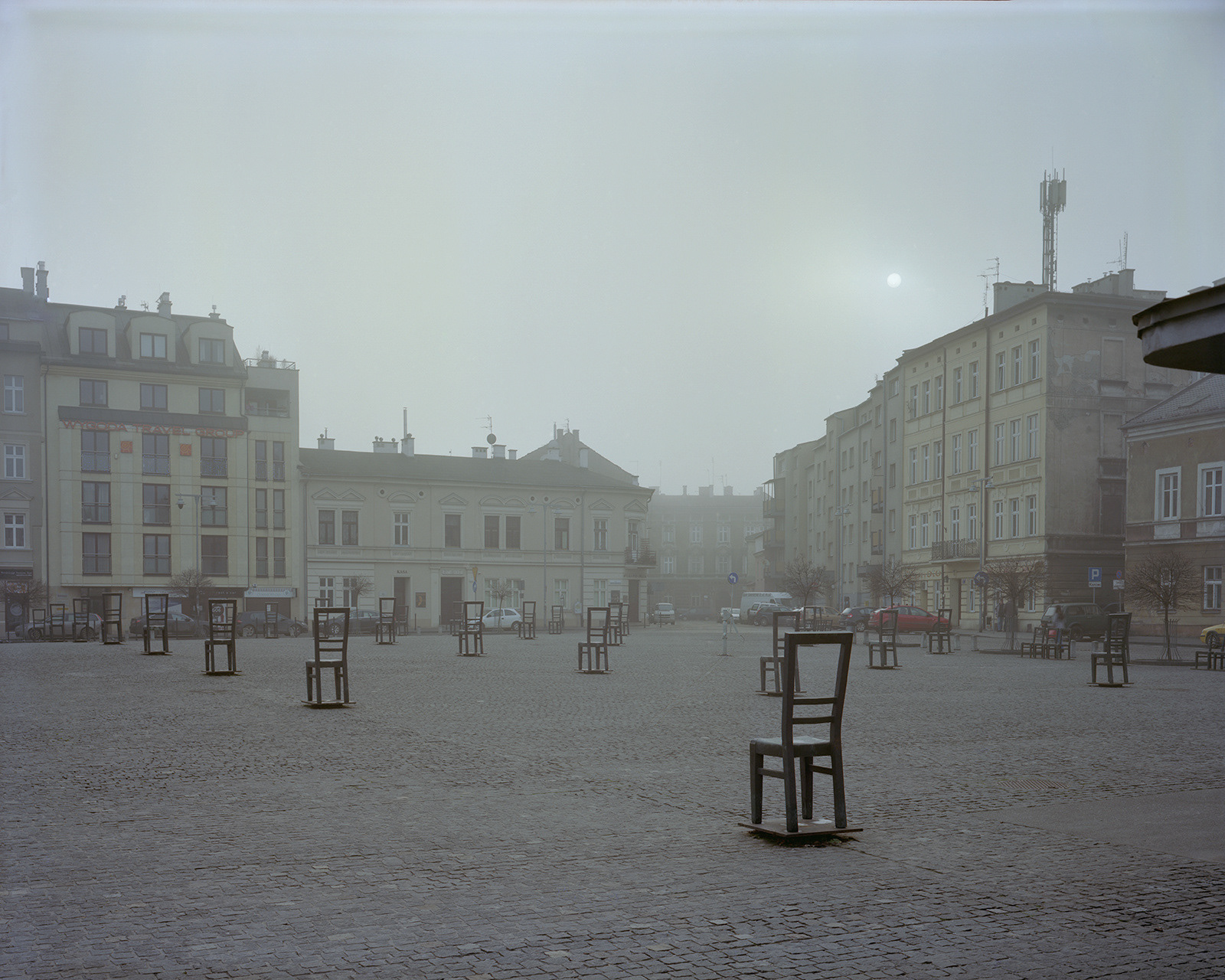 Plac Bohaterów Getta, center of Kraków's wartime ghetto