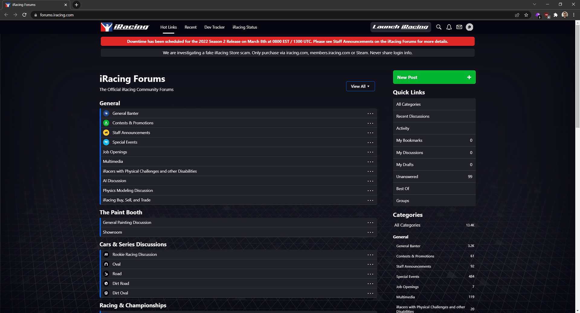 iRacing Forums