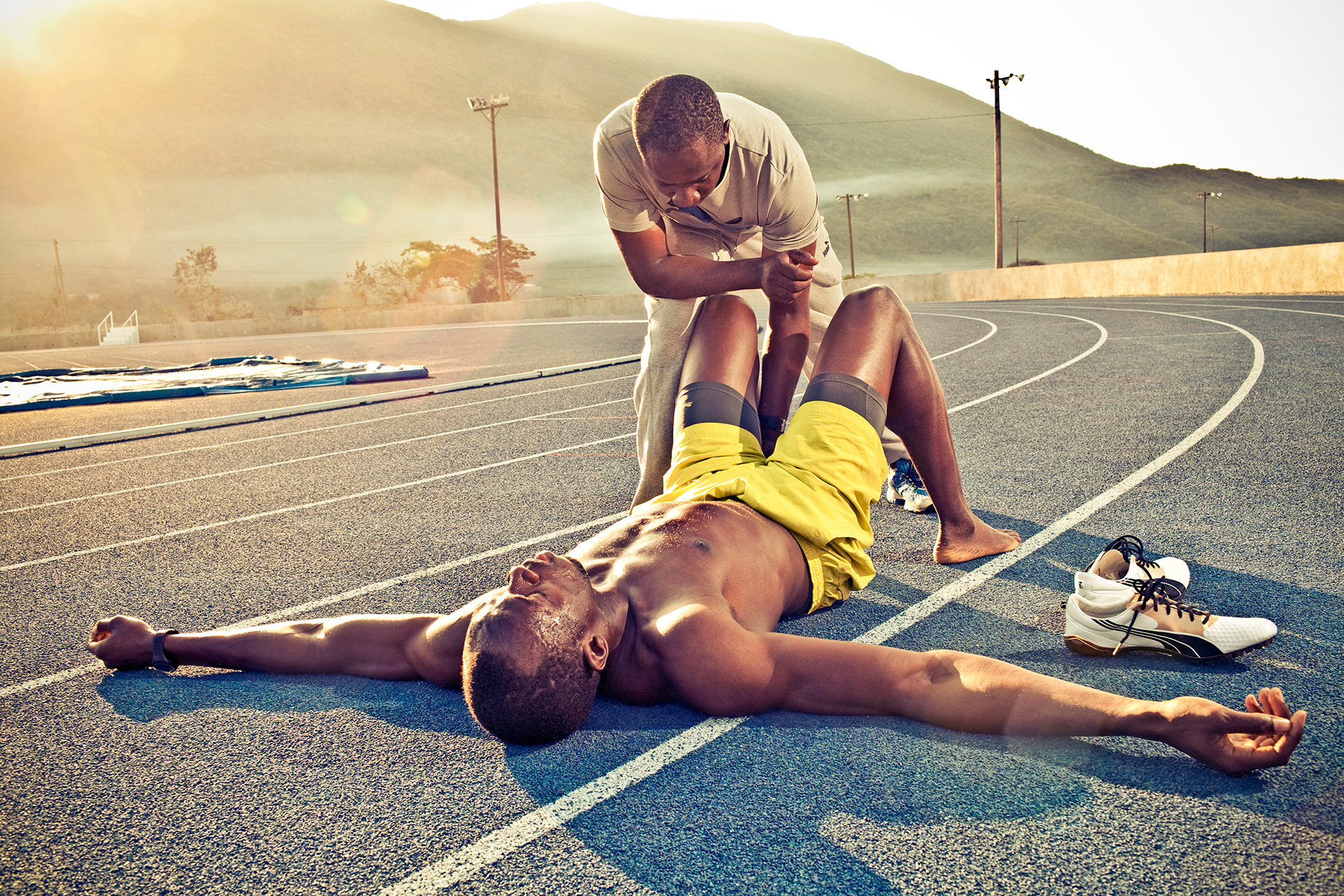USAIN BOLT _ KINGSTON JAMAICA FOR L'ÉQUIPE MAGAZINE