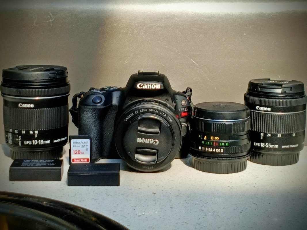 Canon SL2 Real Estate to Portrait Combo Lenses and Full Setup
