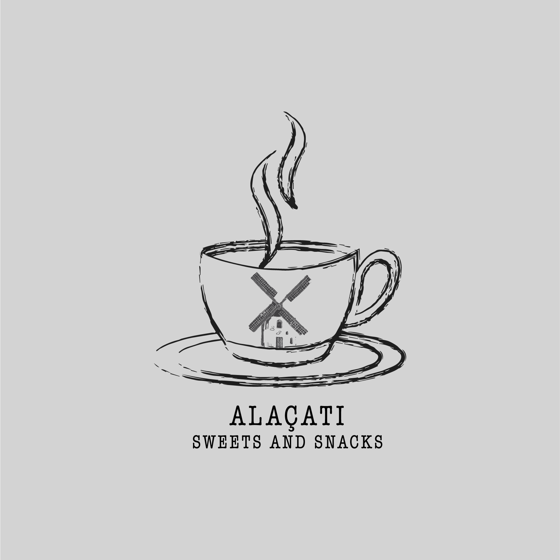 Alacati Turkish cafe in kuwait (concept and name based on the city)