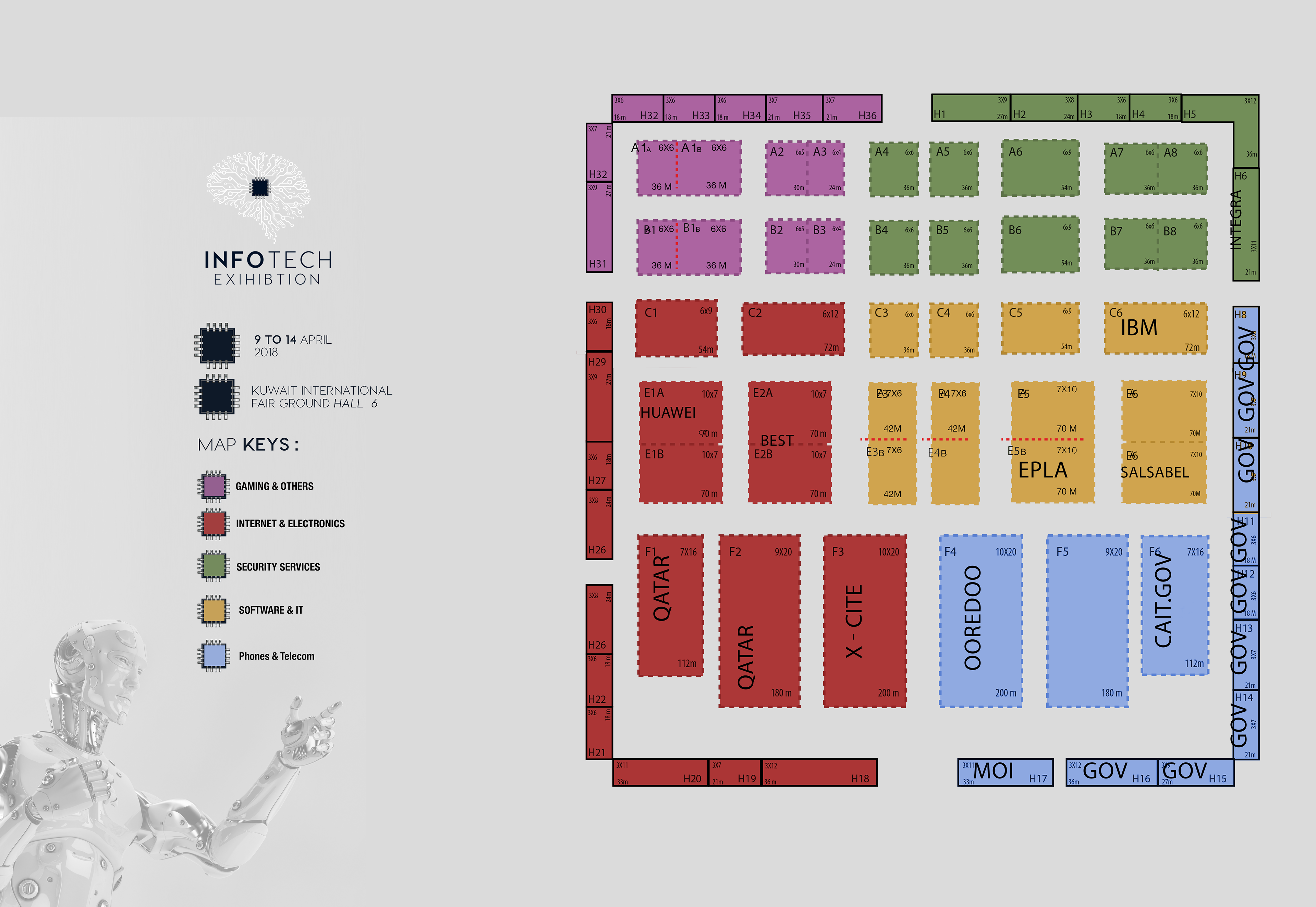 Exhibition Hall Map 