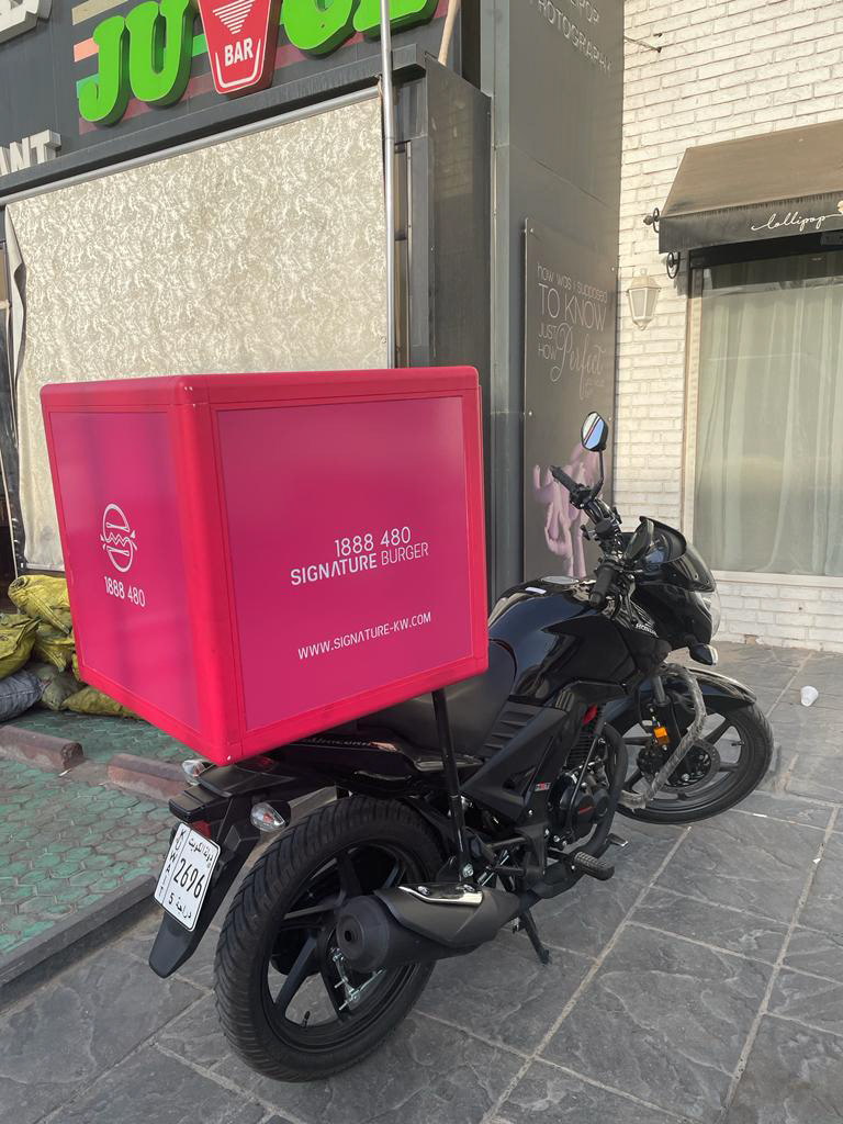 Delivery light box Bike