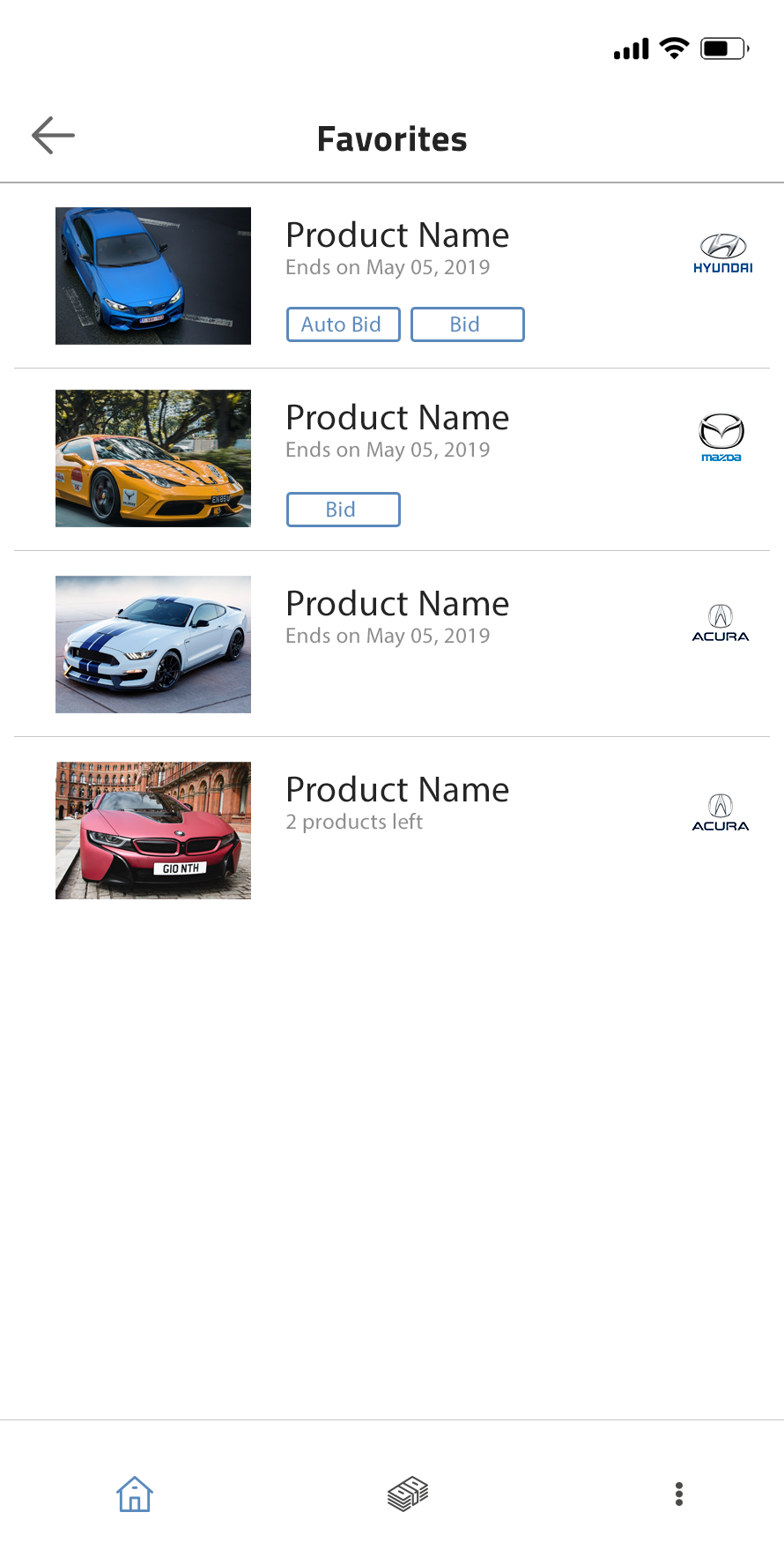 Mobile App Design