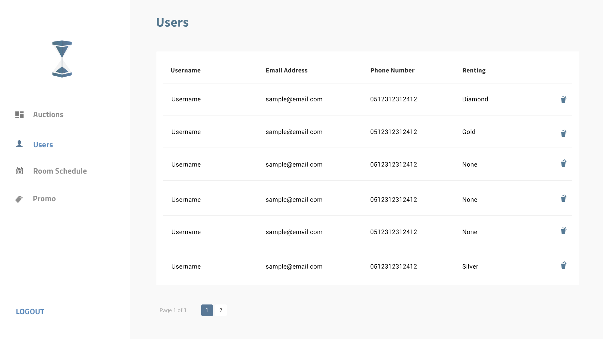 Desktop Dashboard