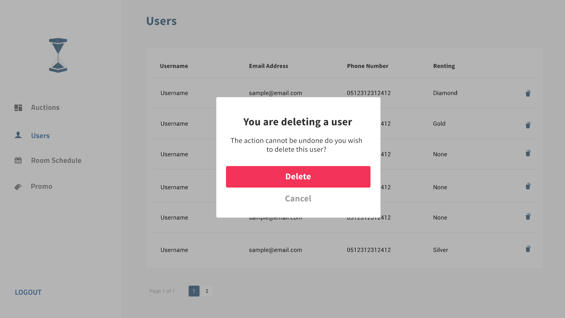 Desktop Dashboard
