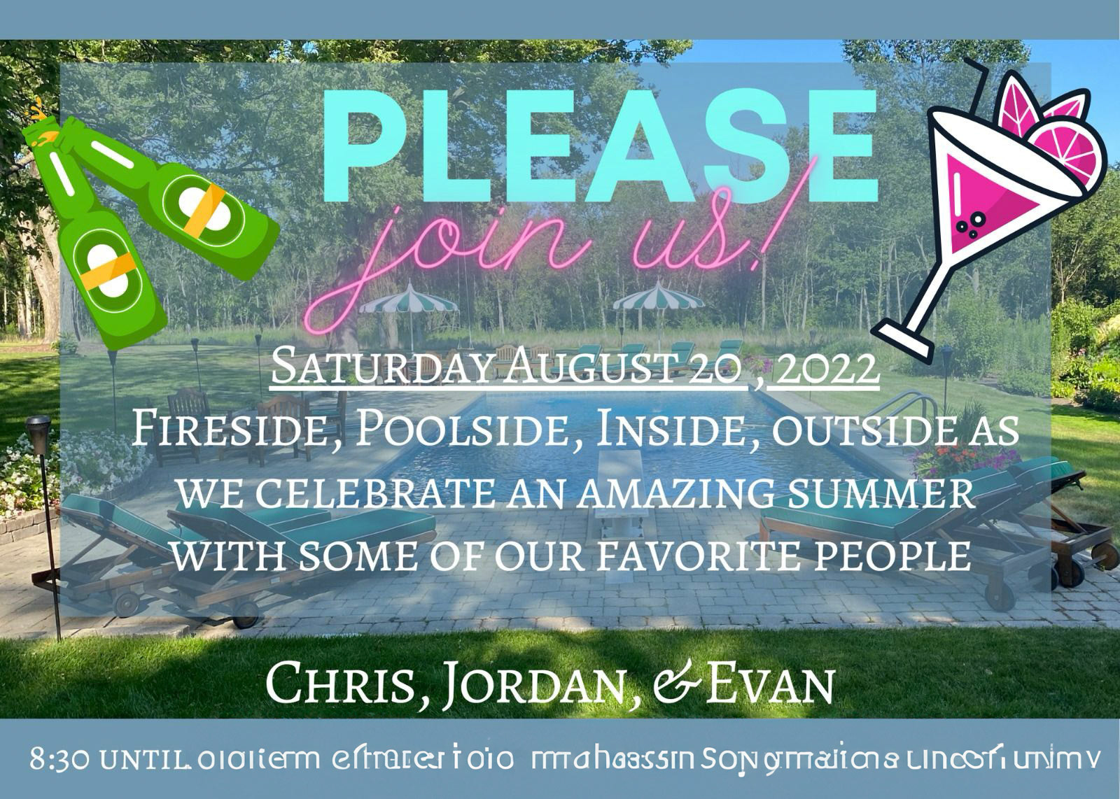 event invitations; full creative design and production