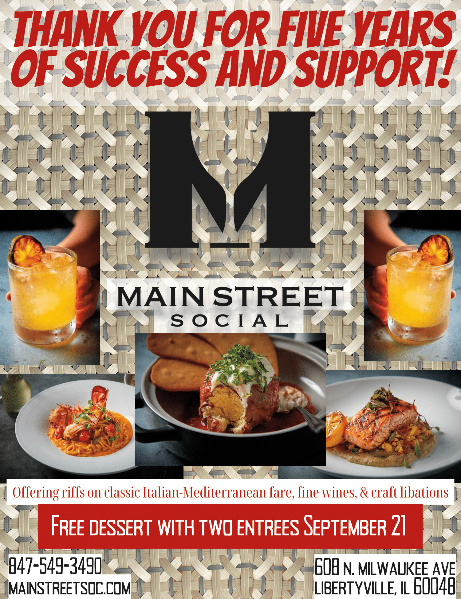 full page digital and print advertisement