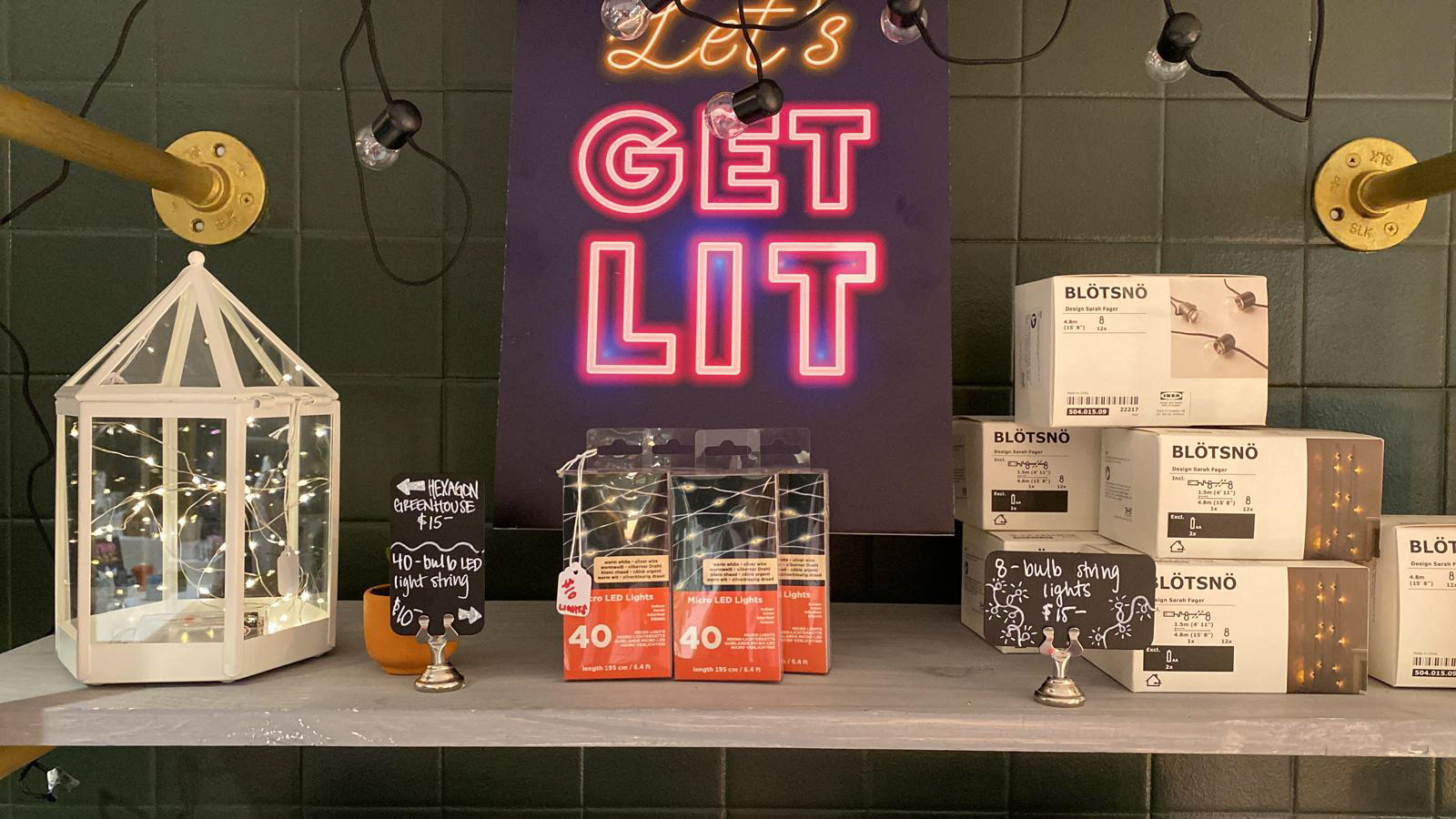 cheerful and carefree were at the core of this shop's messaging