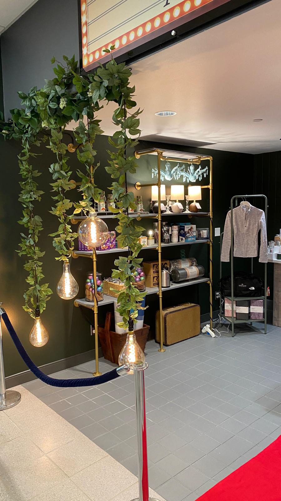 the front "wall" allowed for an open airy, light feeling