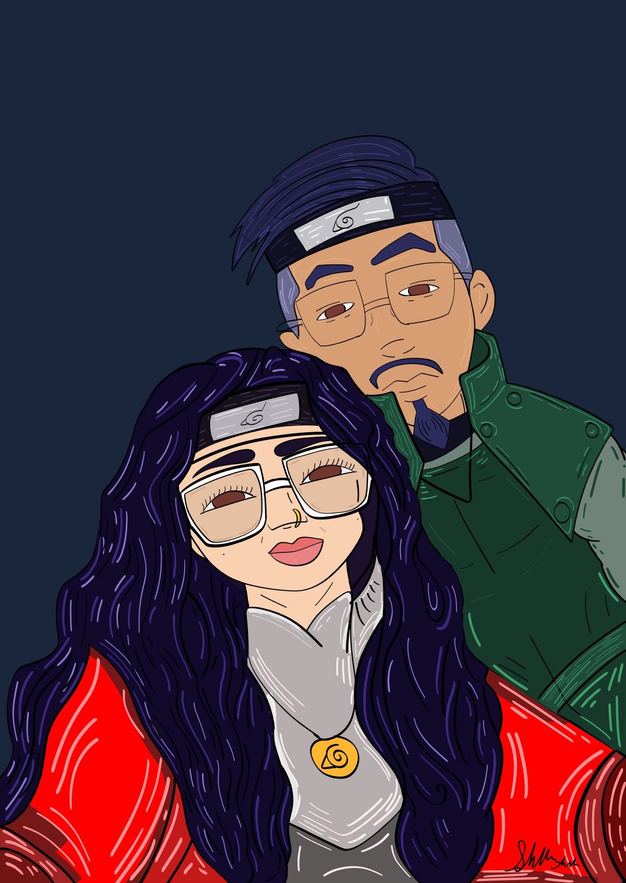 Couples anime themed