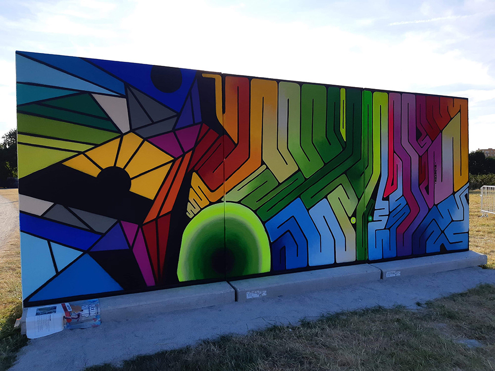 Performance sur mur amovible