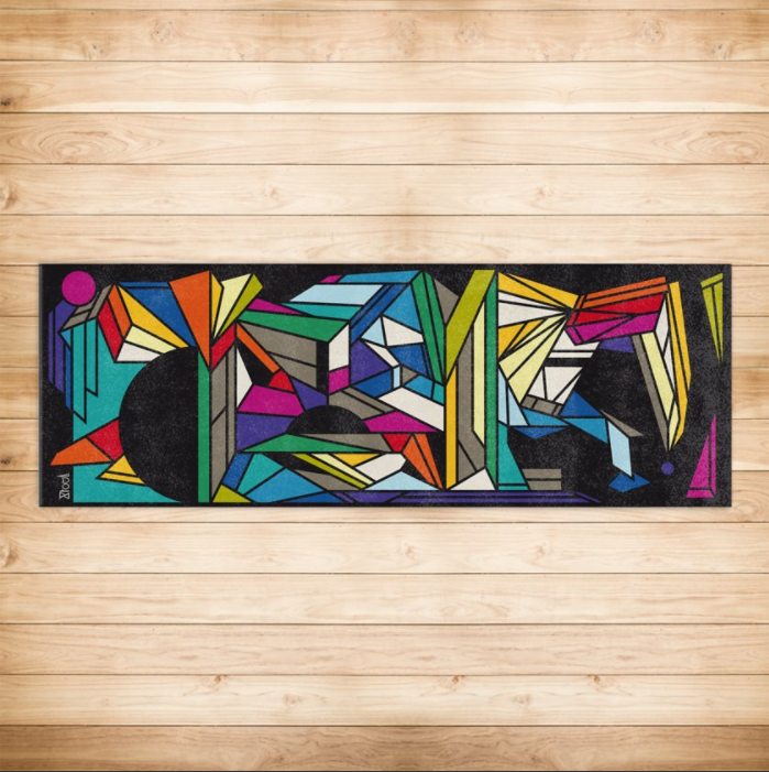 "ORU CARPET HEN DADA" 2020 Impression sur tapis fait main en velours frappé 63x180x0,6 cm Tirage 5 exemplaires numérotés signés