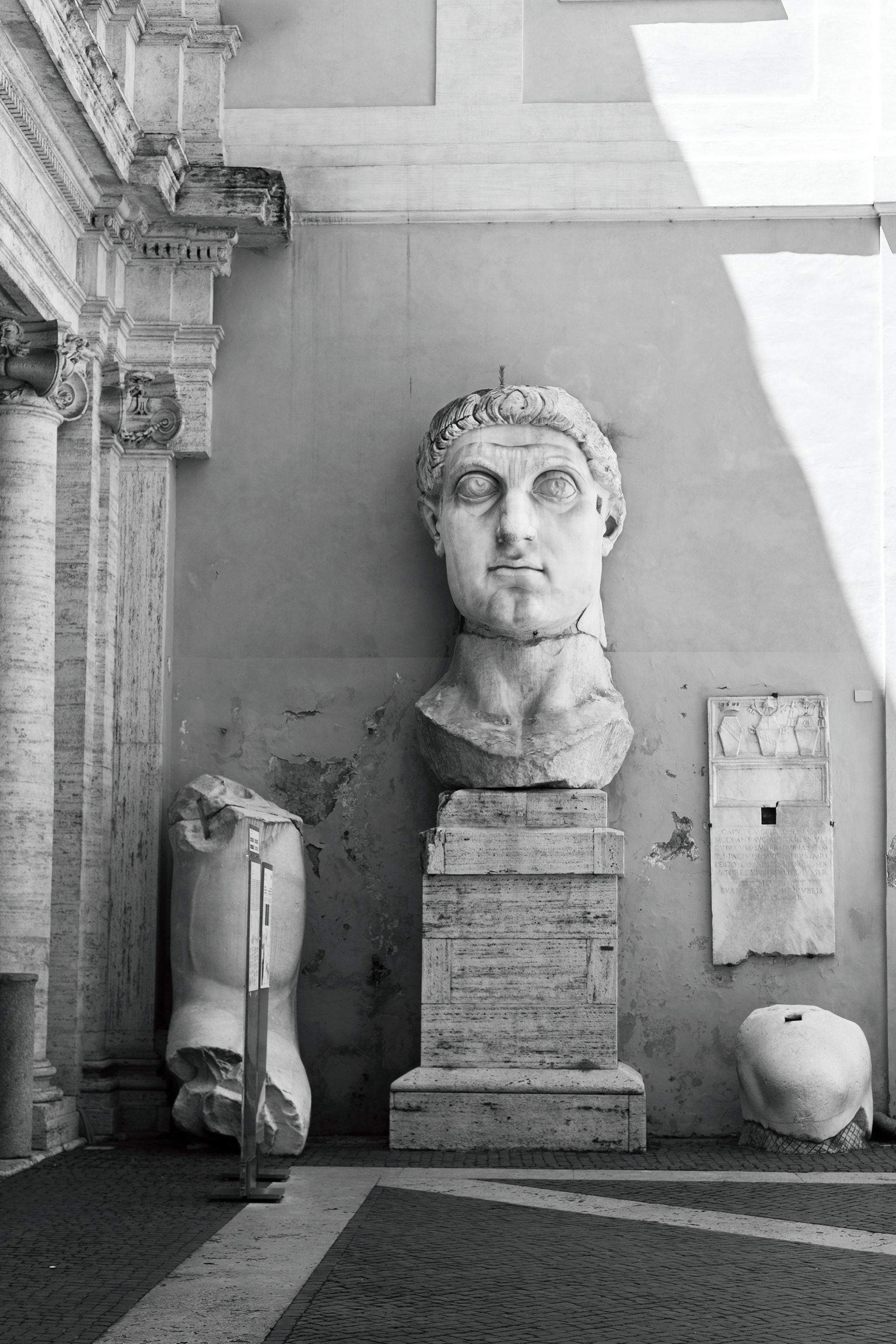 Remains of Colossal statue of Constantine, Capitoline Museums