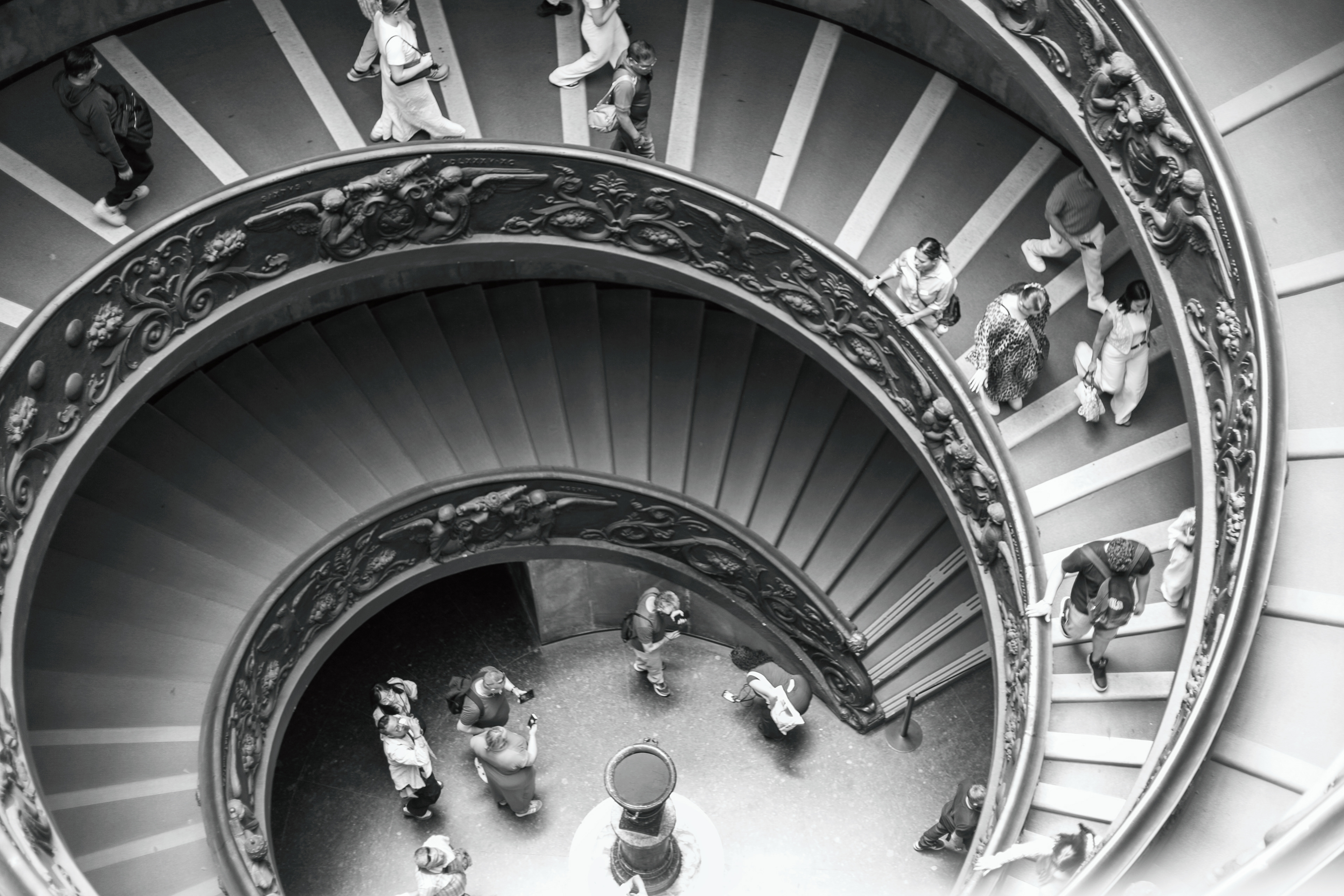 Momo staircase, Giuseppe Momo for Pope Pius XI, Vatican Museum
