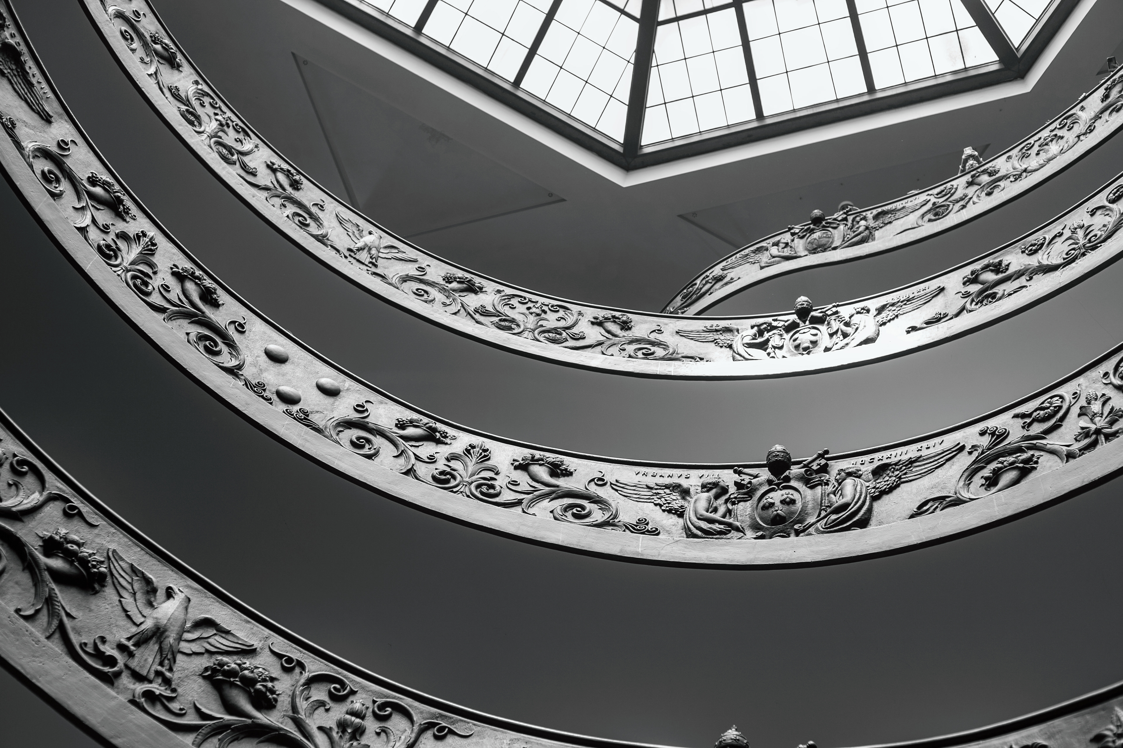 Momo staircase, Giuseppe Momo for Pope Pius XI, Vatican Museum