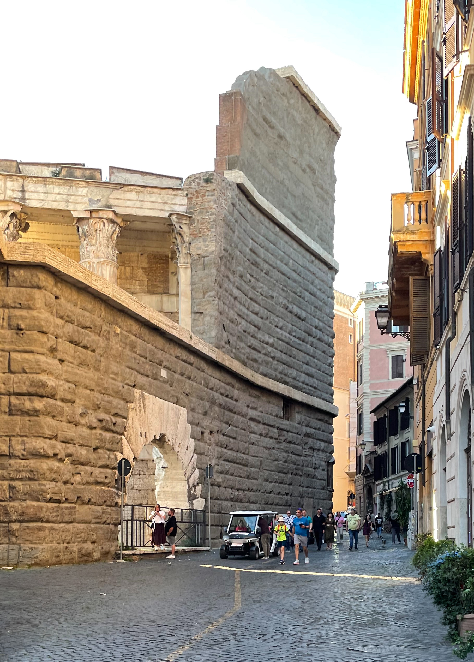 Wall of Forum of Augustus w/ Temple of Mars