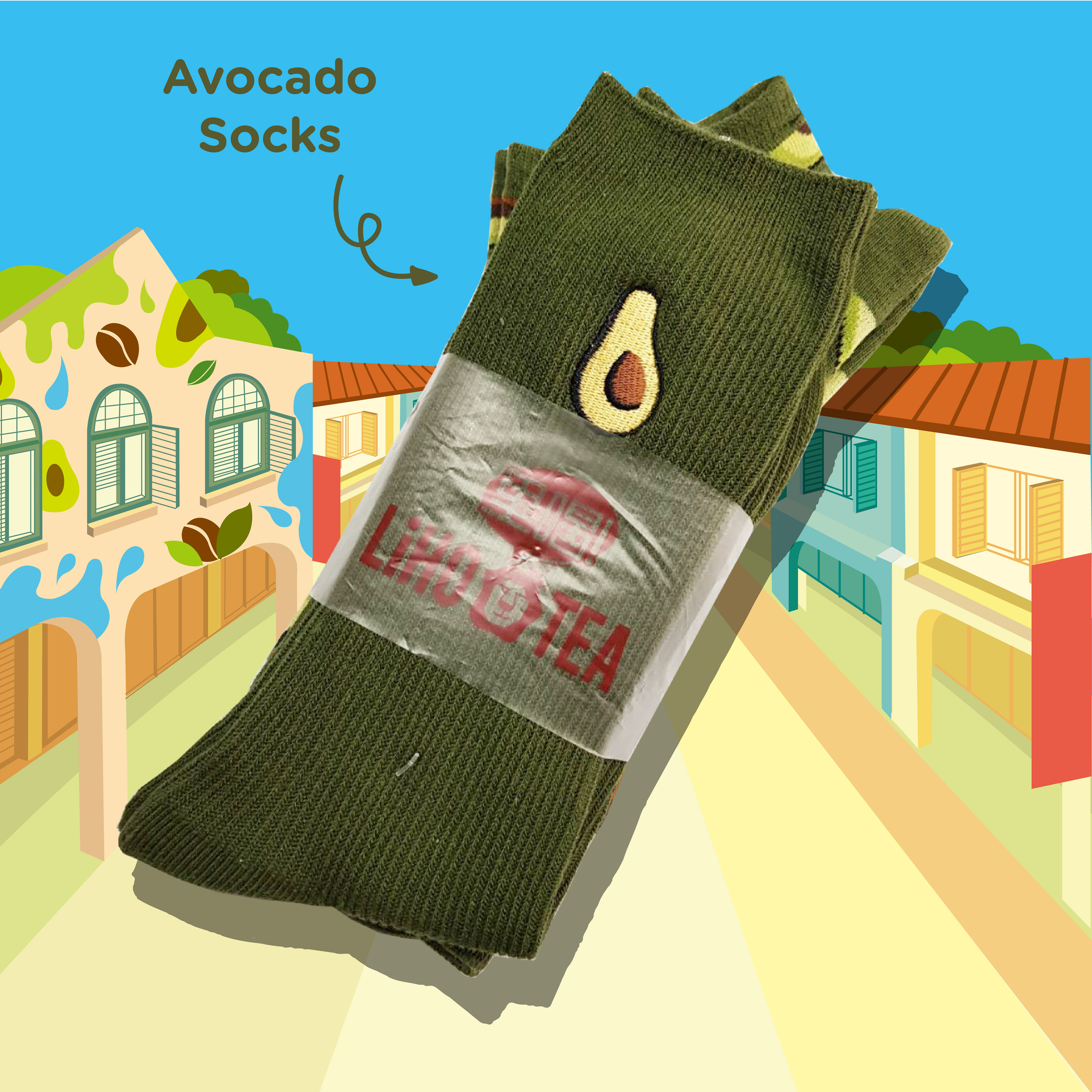 Illustration for interactive activity at an outlet