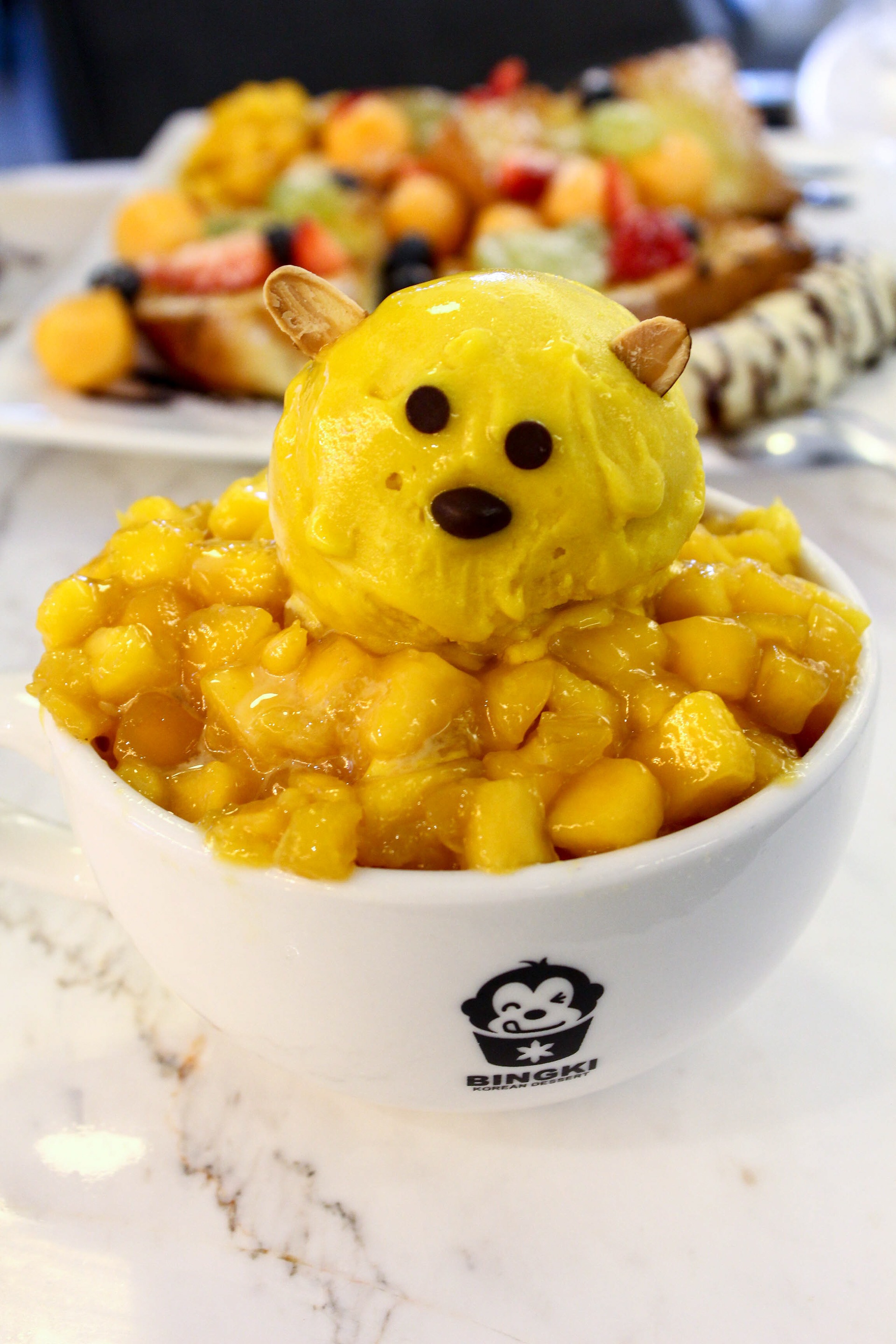 Food review photography