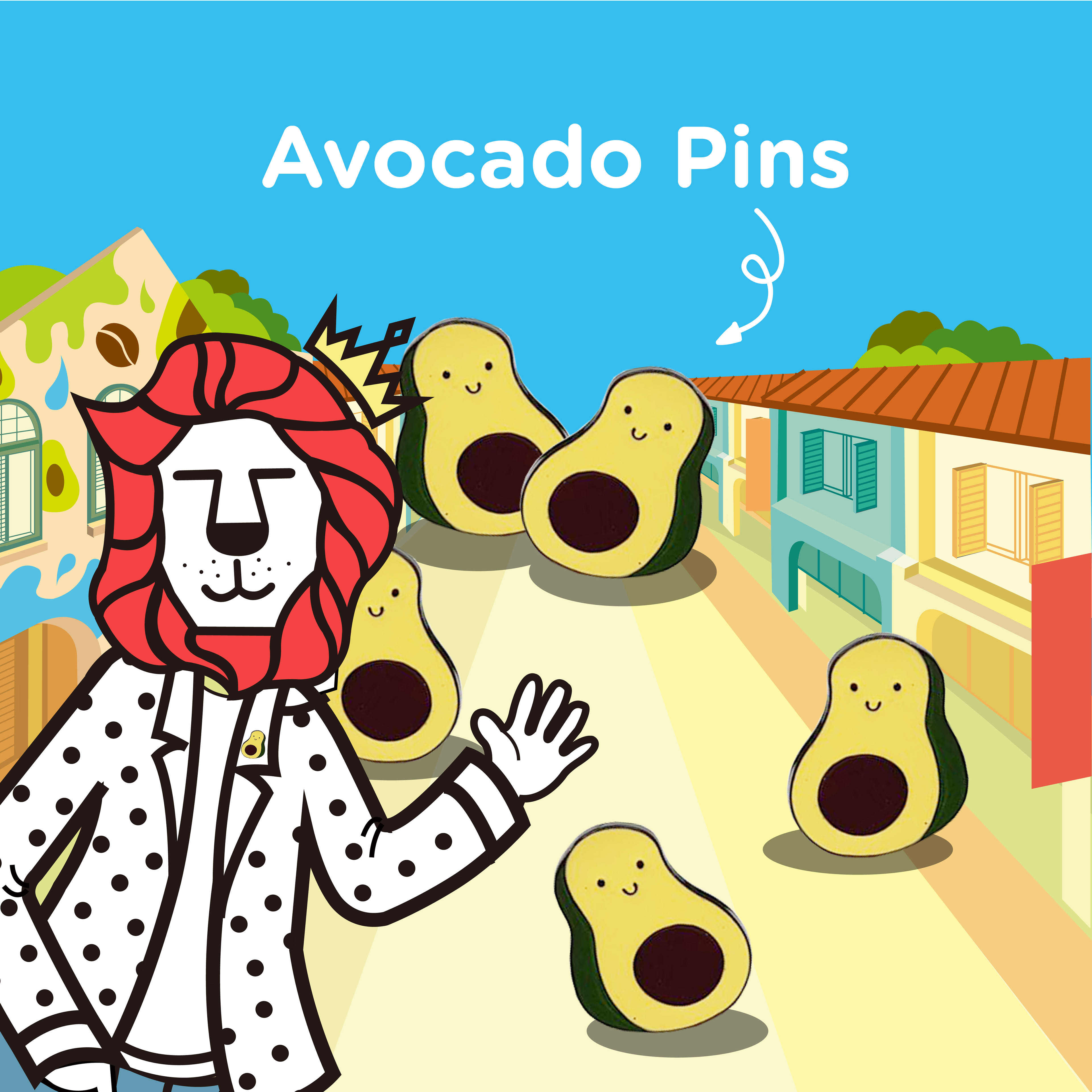 Illustration for interactive activity at an outlet