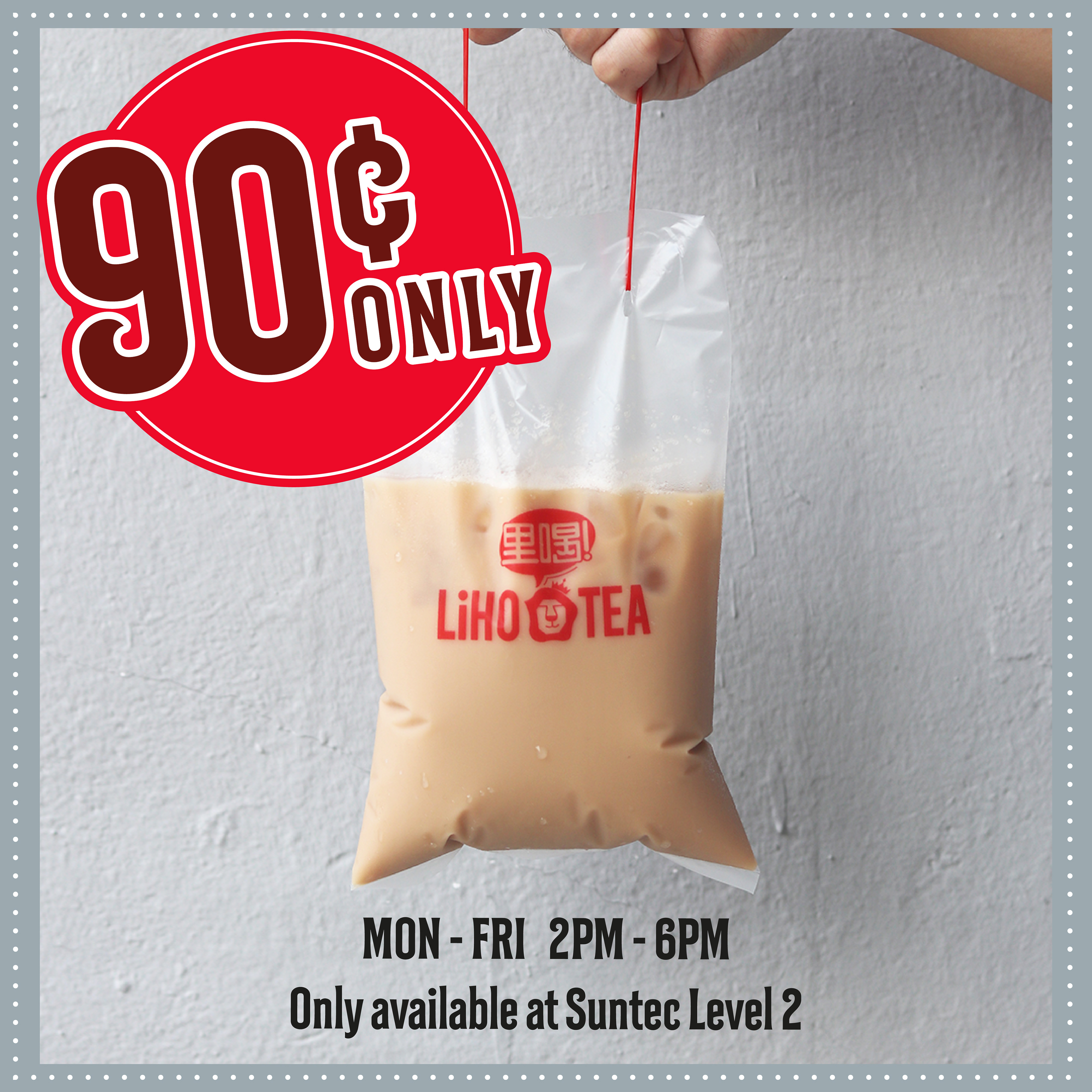 Photoshoot and design for 90 cents milk tea