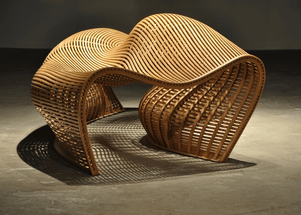 Benwood seating and sculpture by Matthias Pliessnig