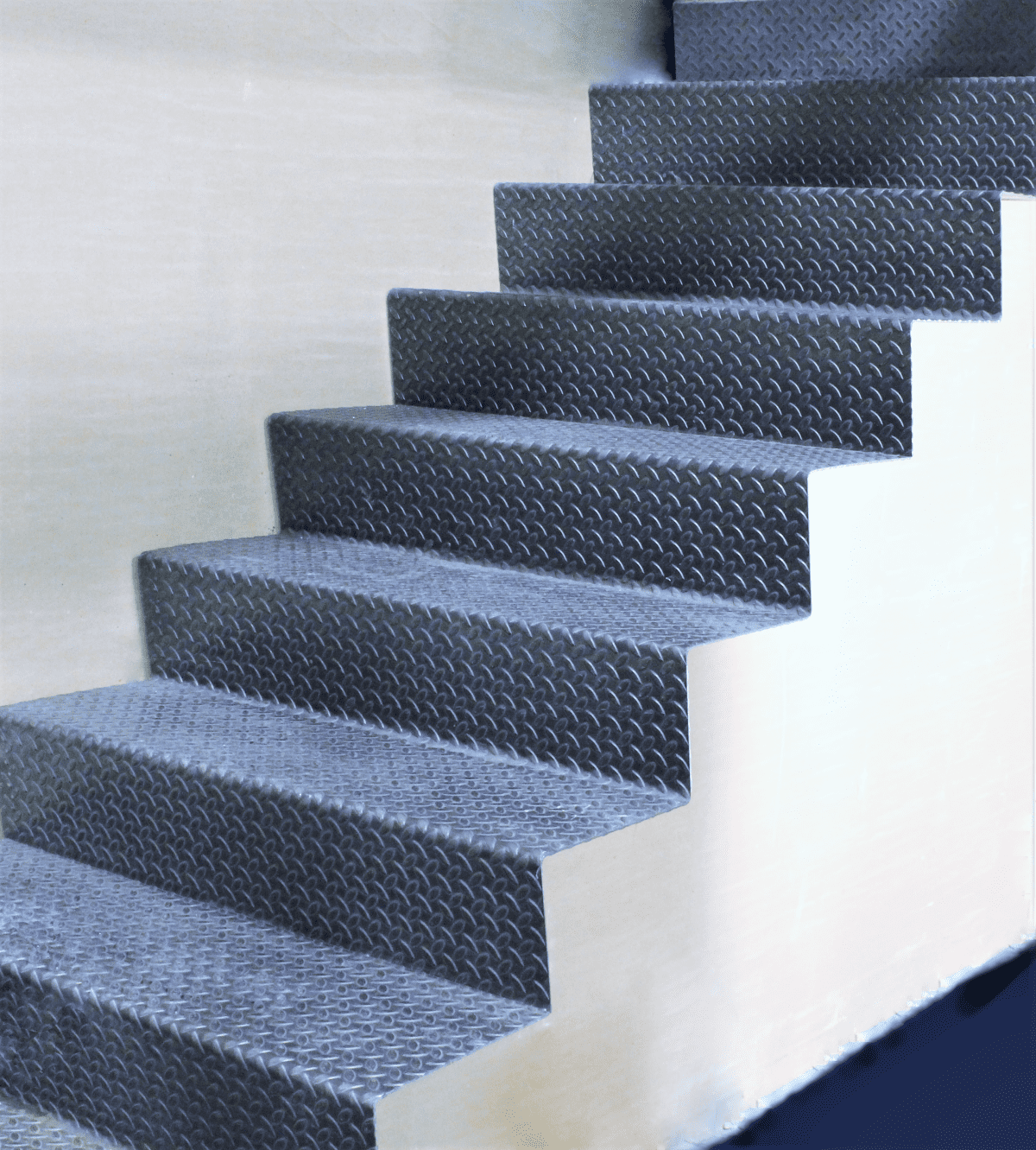 Bent Plate Monostringer Stairs by Great Lakes Metal Fabrication