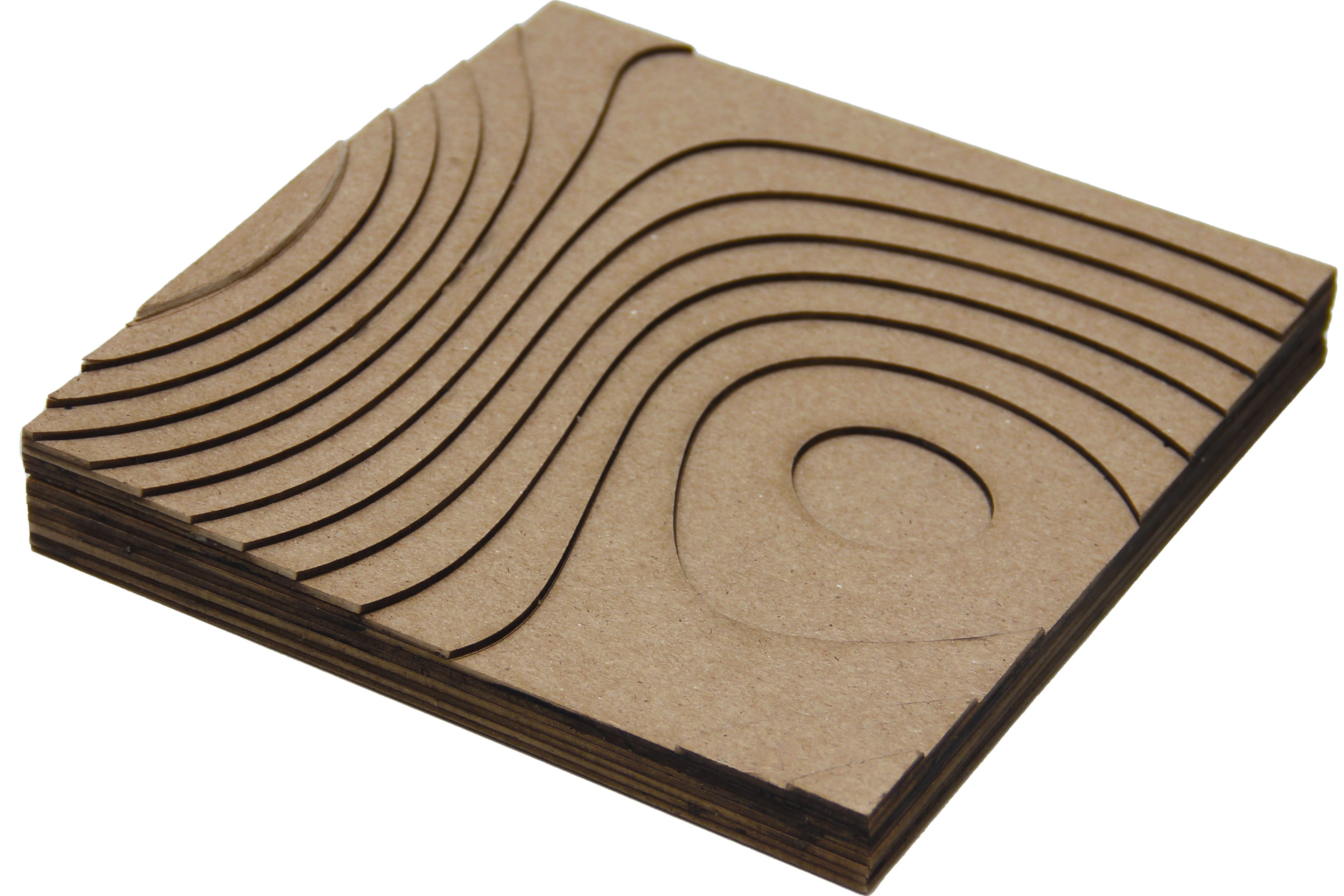 "Topography Laser Cut"