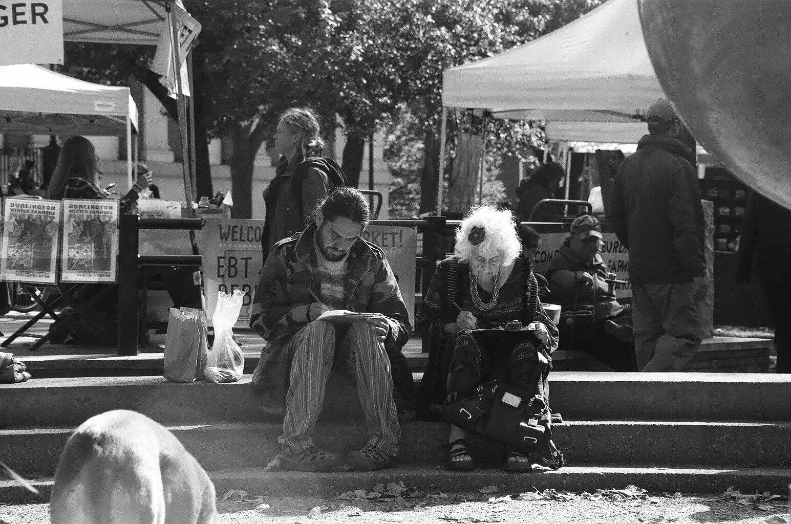 Couple: 2016, Burlington, Vermont, B&W Film
