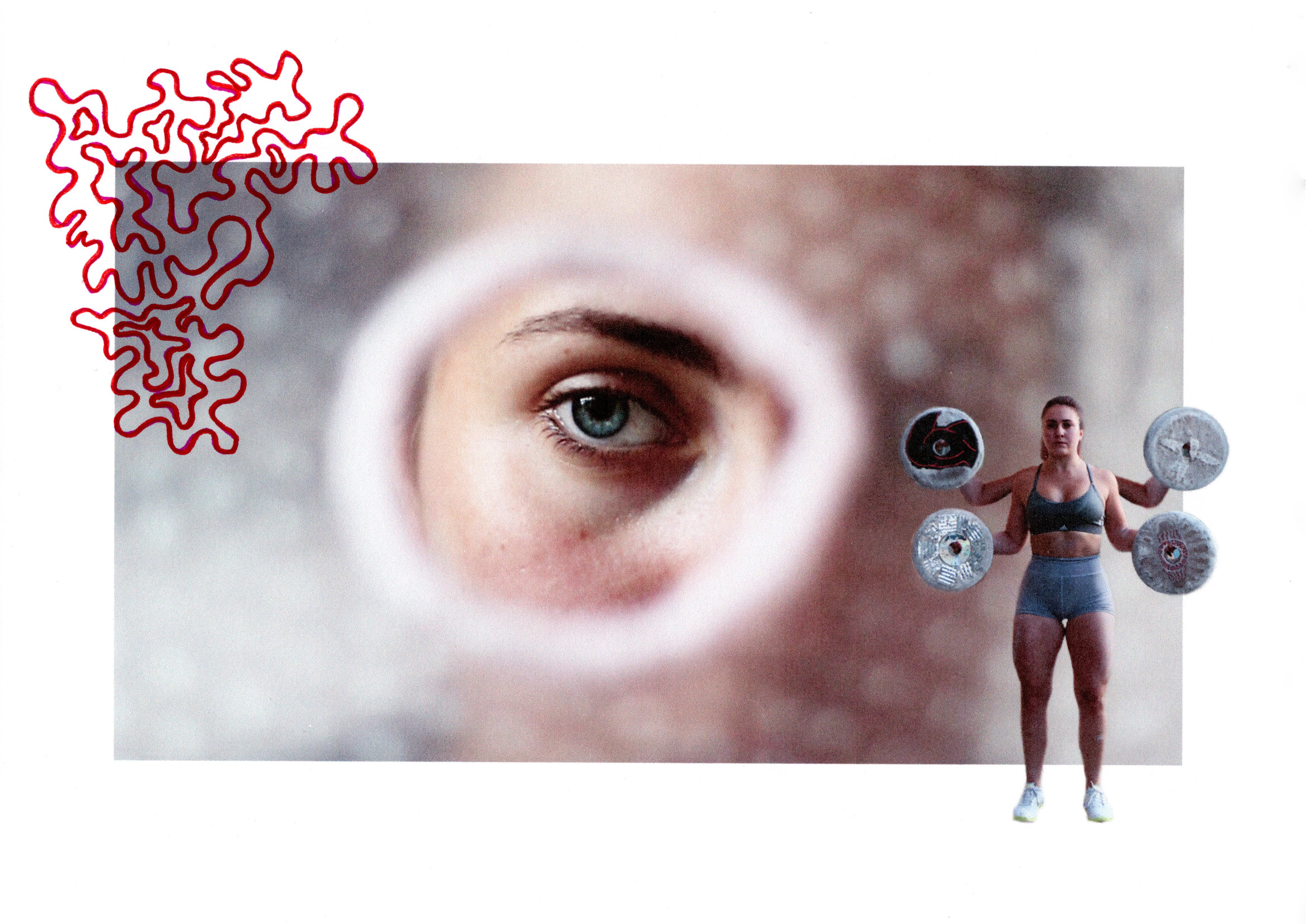 Collage Exploration of my process